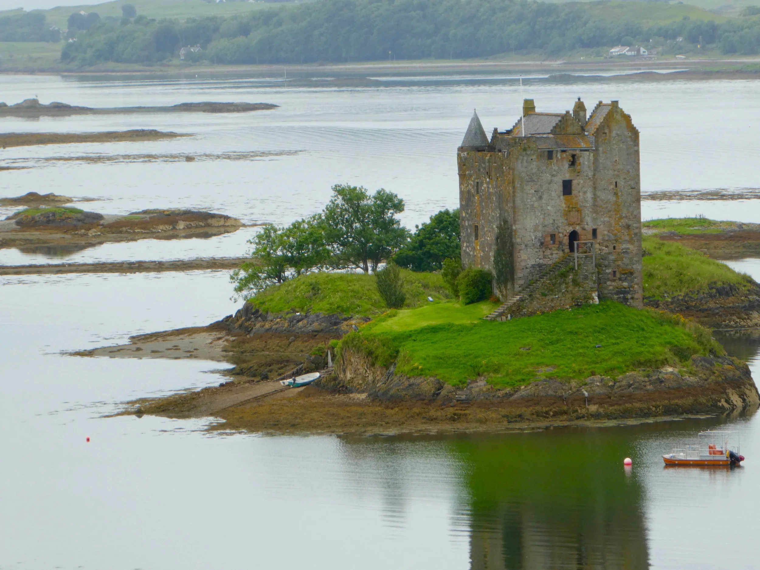 Castle Stalker on Loch Linnhe near Port Appin