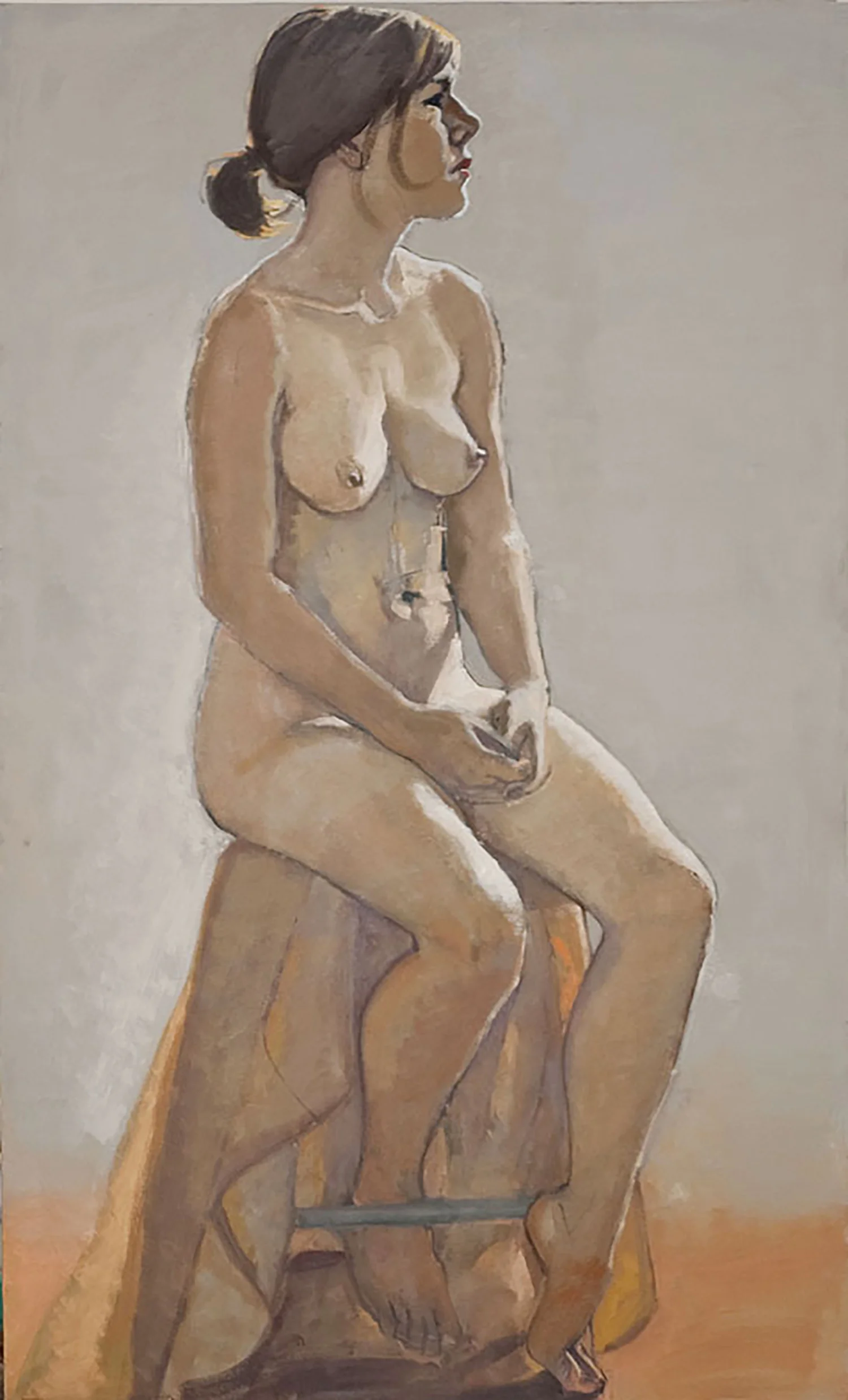 ”Nude (Robin with Red Lips)”