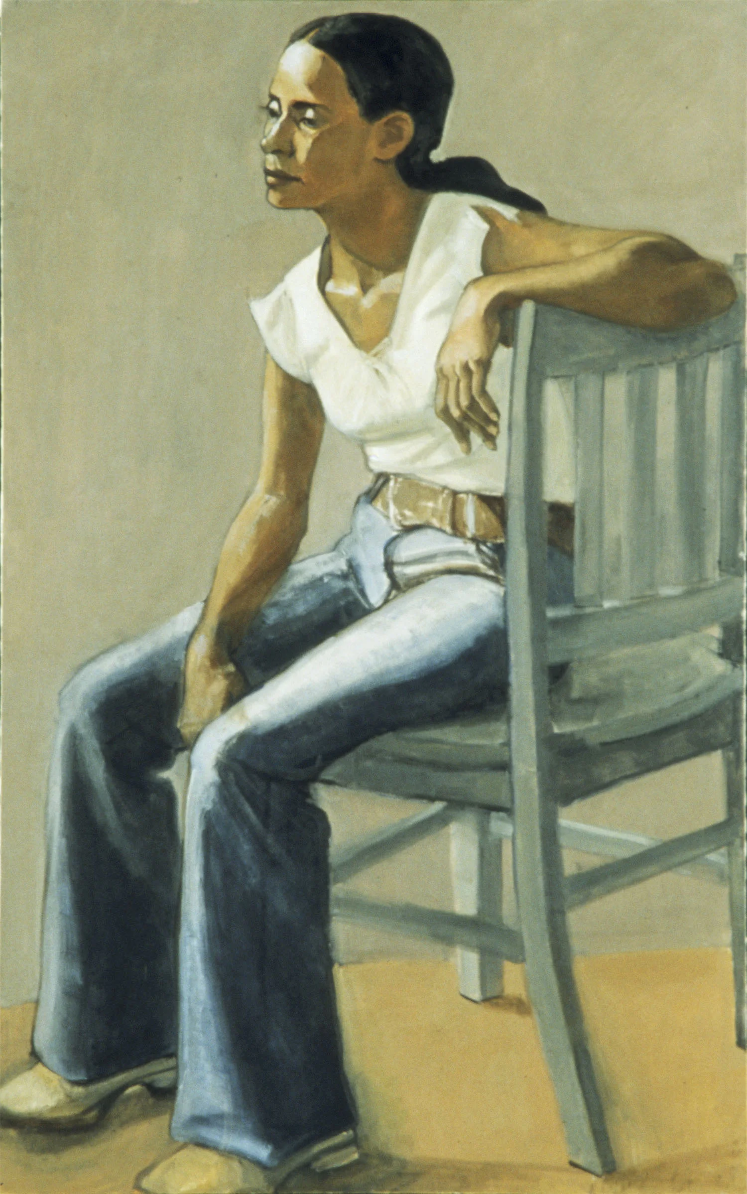 "Evelyn (Gray Chair)”