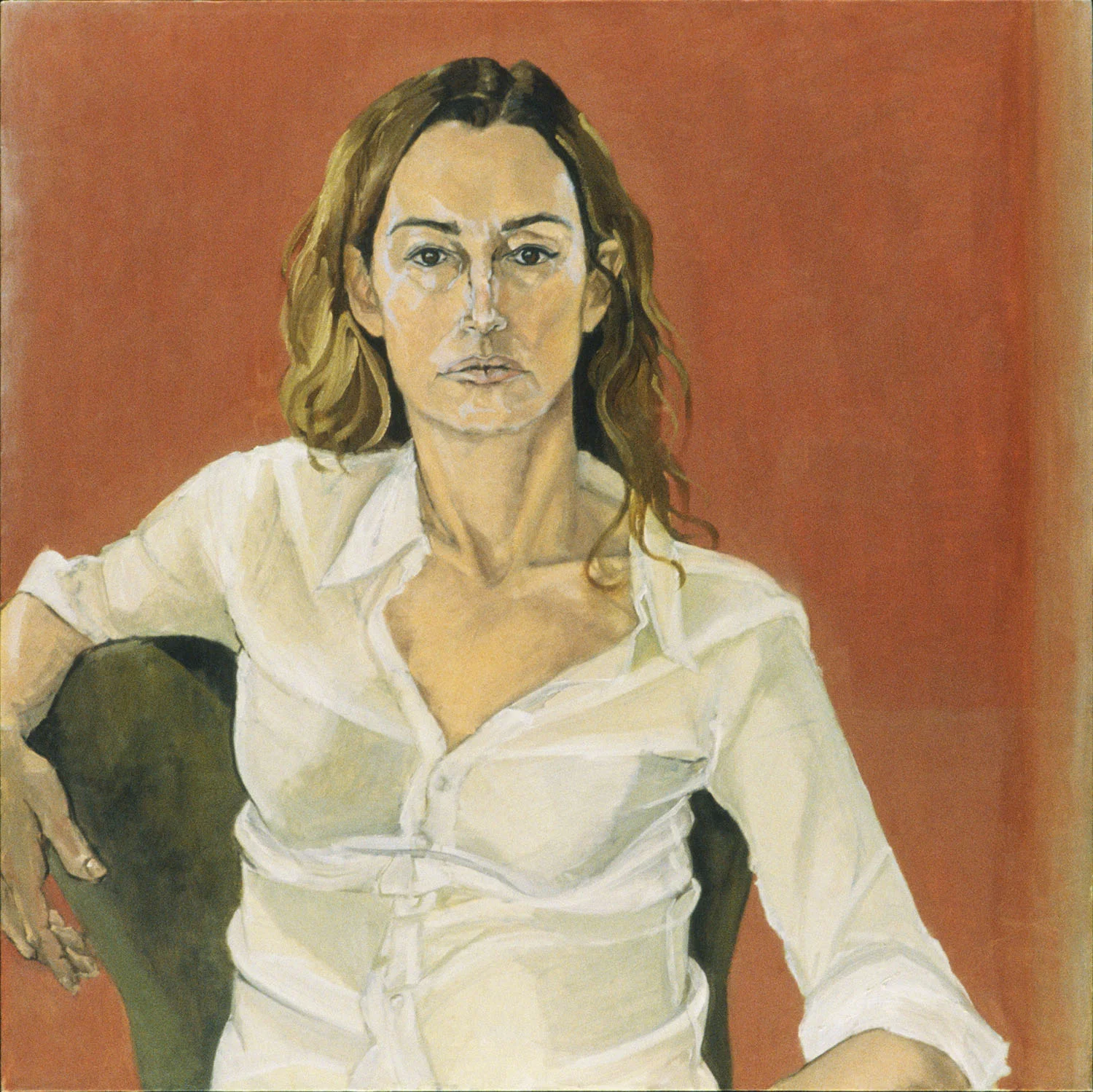 "Self Portrait in White Shirt"