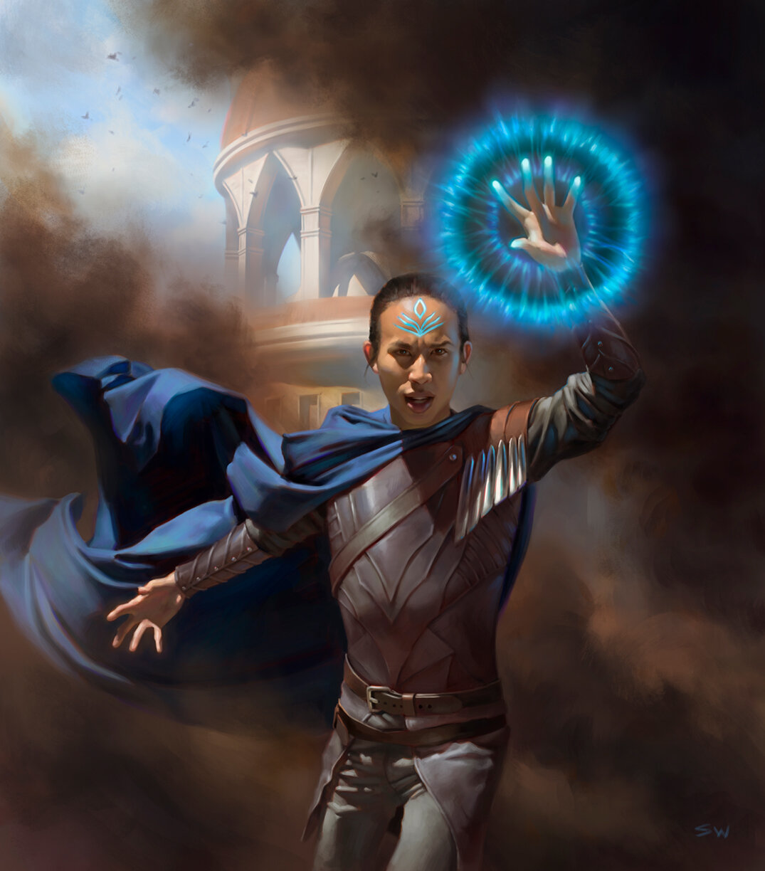   Wizard Token   Magic The Gathering: War of The Spark ©Wizards of the Coast 2019   