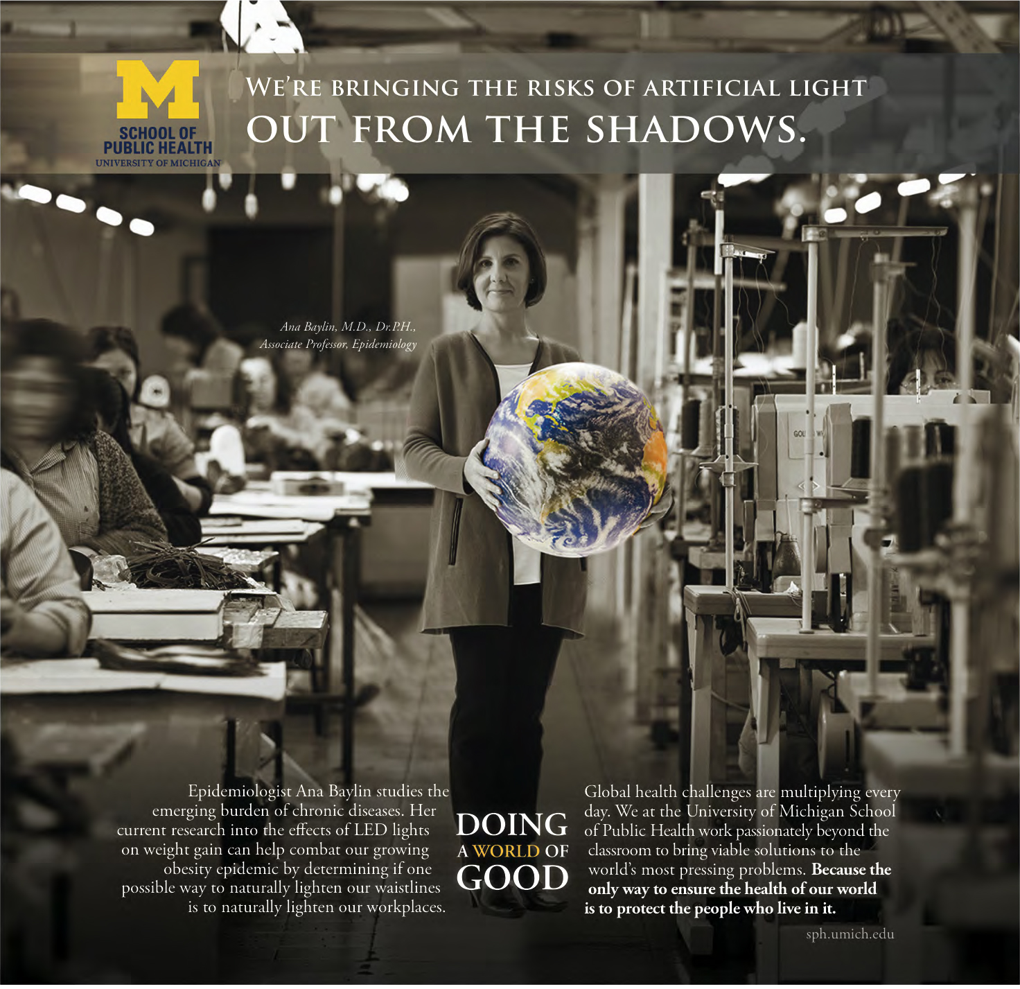 University of Michigan School of Public Health, Doing A World of Good Campaign