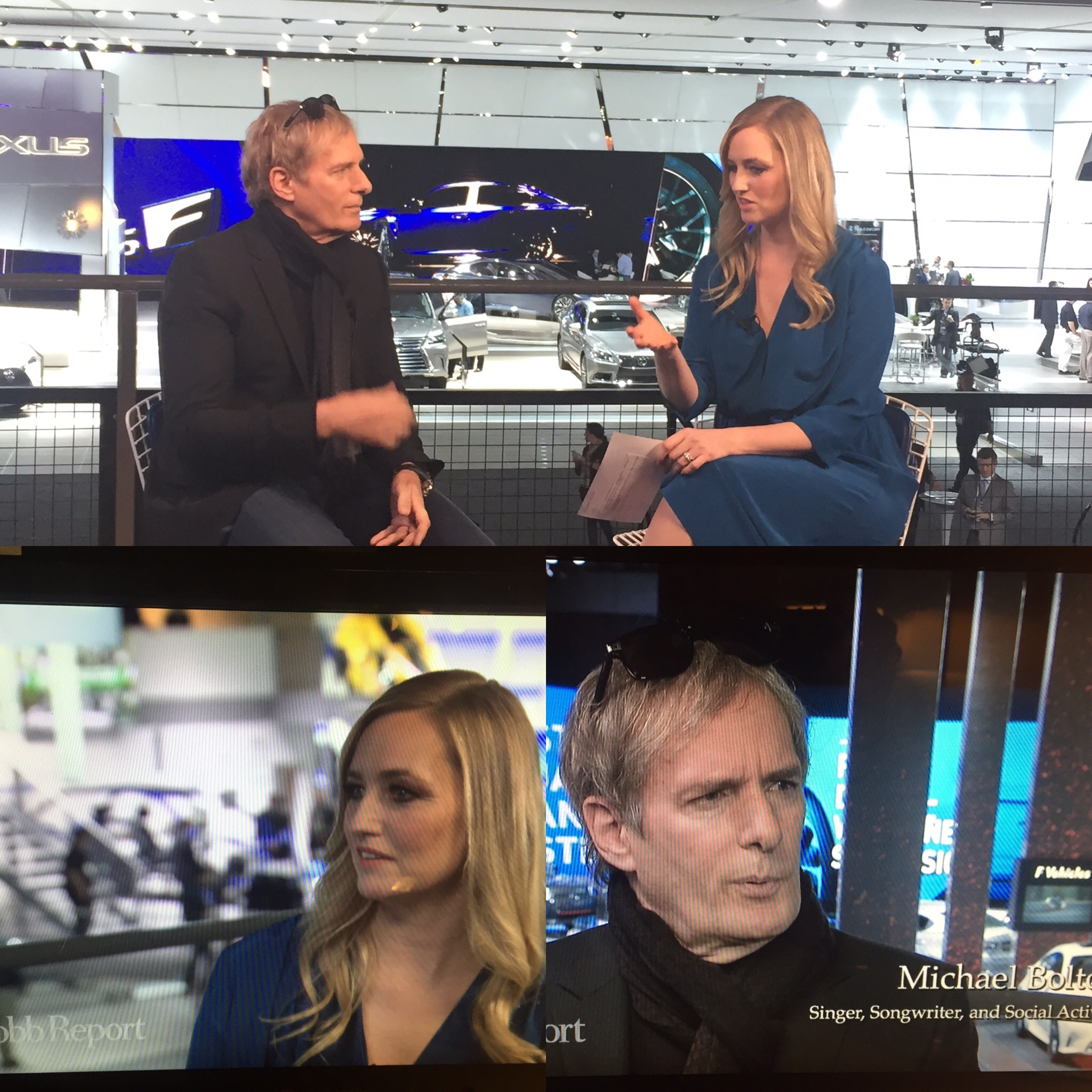 Makeup and Hair for Katrina Szish and Michael Bolton for Robb Report Live