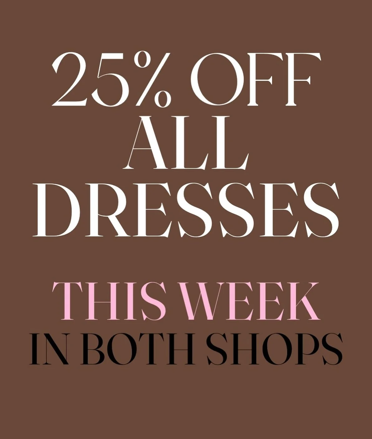 SALE starts TODAY 🪩✨