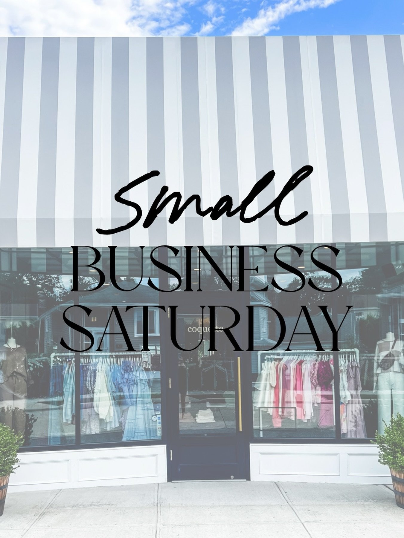 We are SO GRATEFUL to be a part of two wonderful communities and can&rsquo;t stress enough how important it is to SHOP SMALL TODAY and EVERYDAY!!! Our little shops employ your friends and families, donate to local causes and give you a place to get a