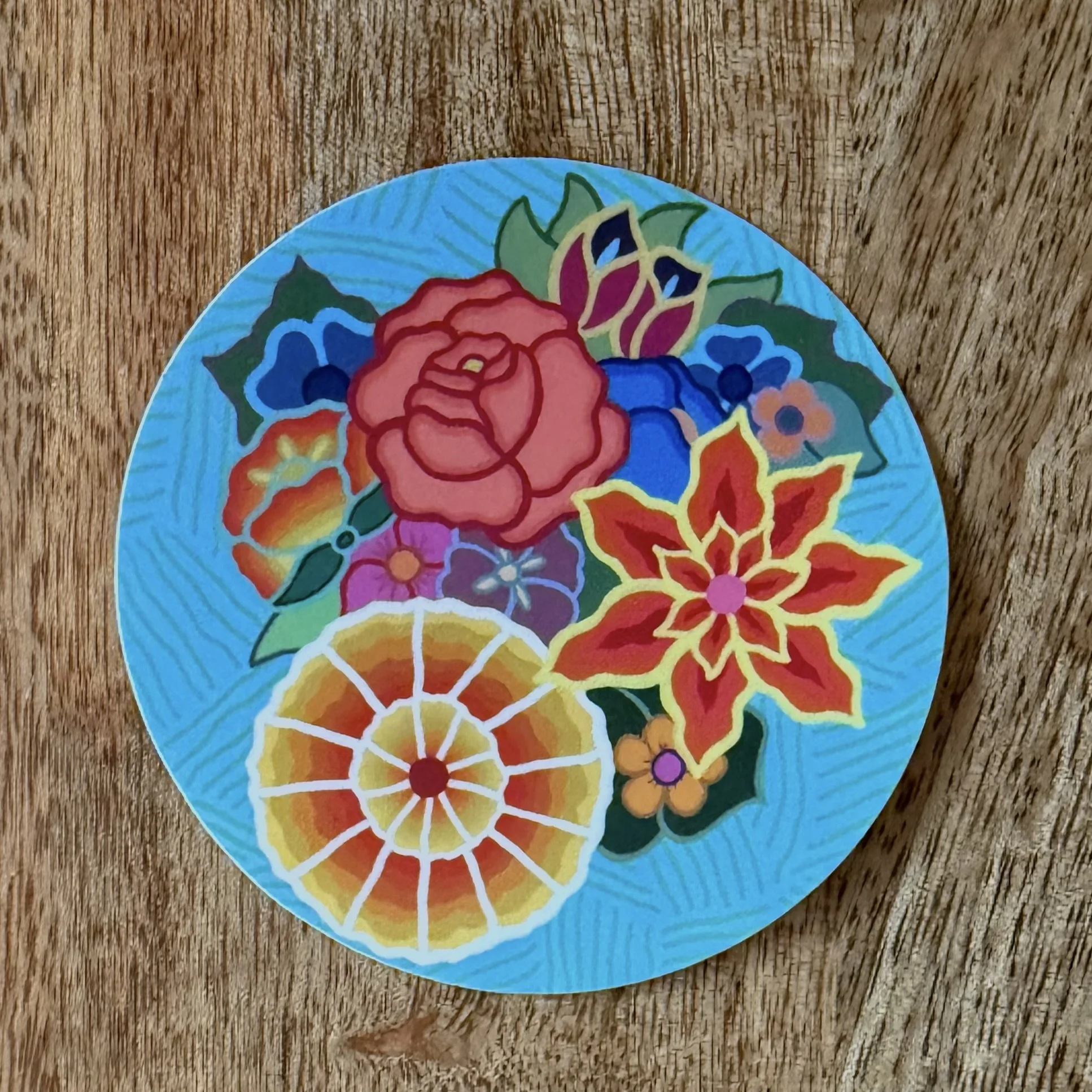 Flower Sticker