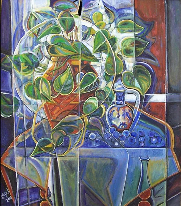 Vines in Blue