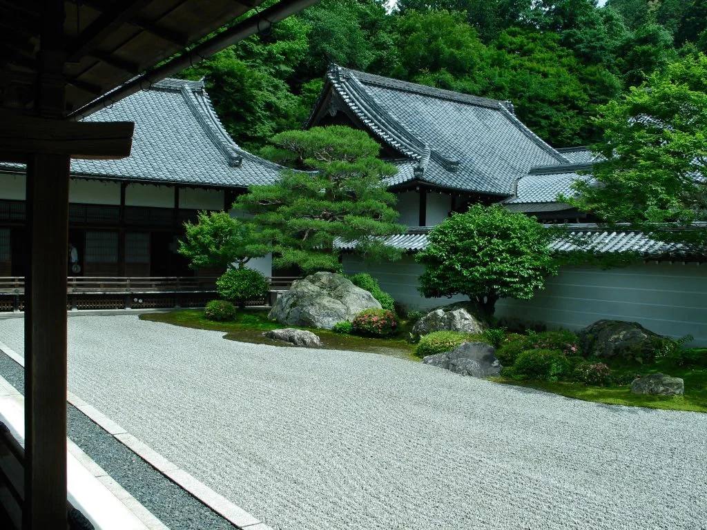 Kobori Enshu's famous rock garden at Nanzen-ji