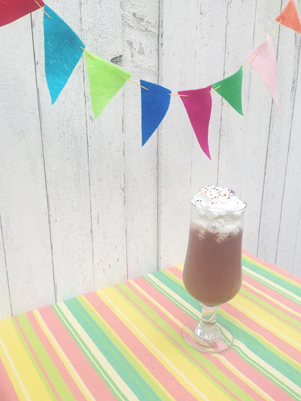 Boozy chocolate milkshake featuring Fernet Branca! | recipe at saragalactica.com