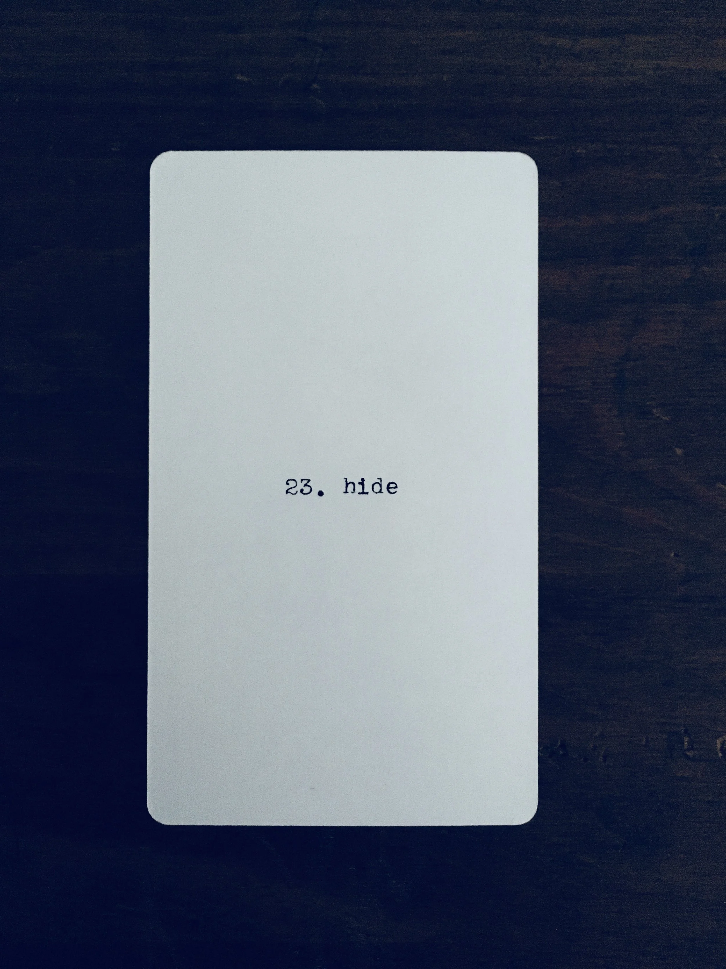 Cancer: 23. hide