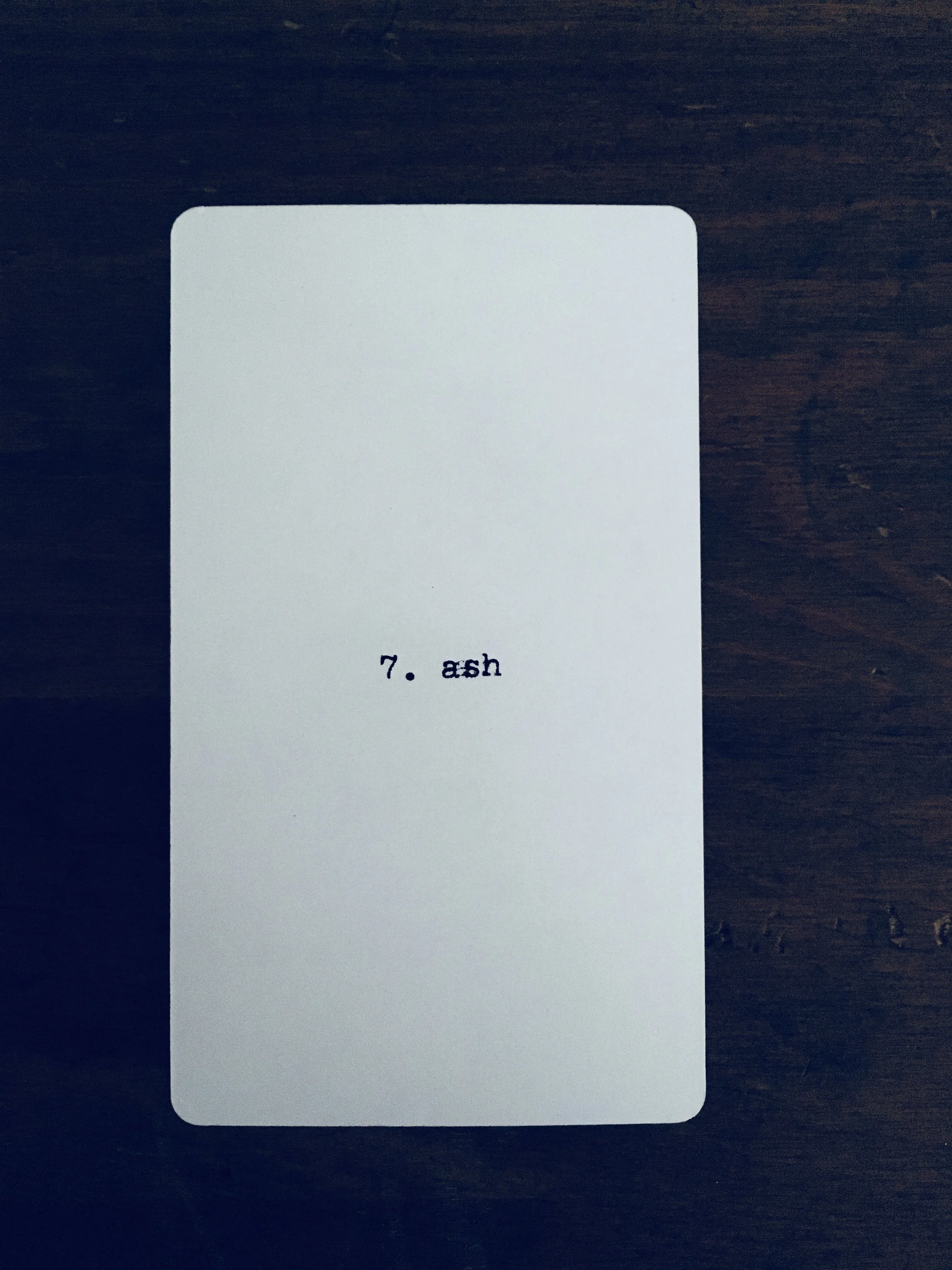 Libra: 7. ash