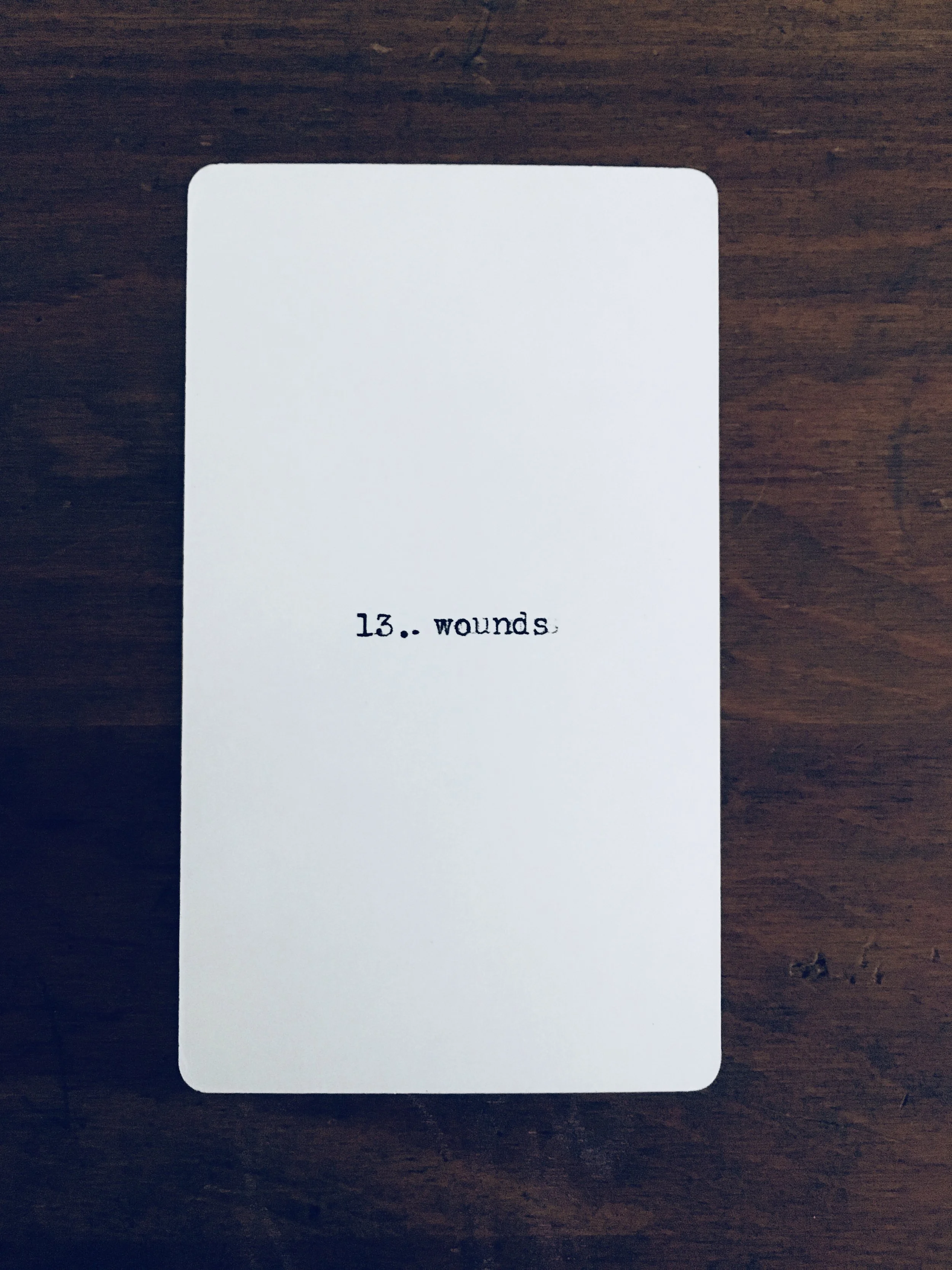 Scorpio: 13. wounds