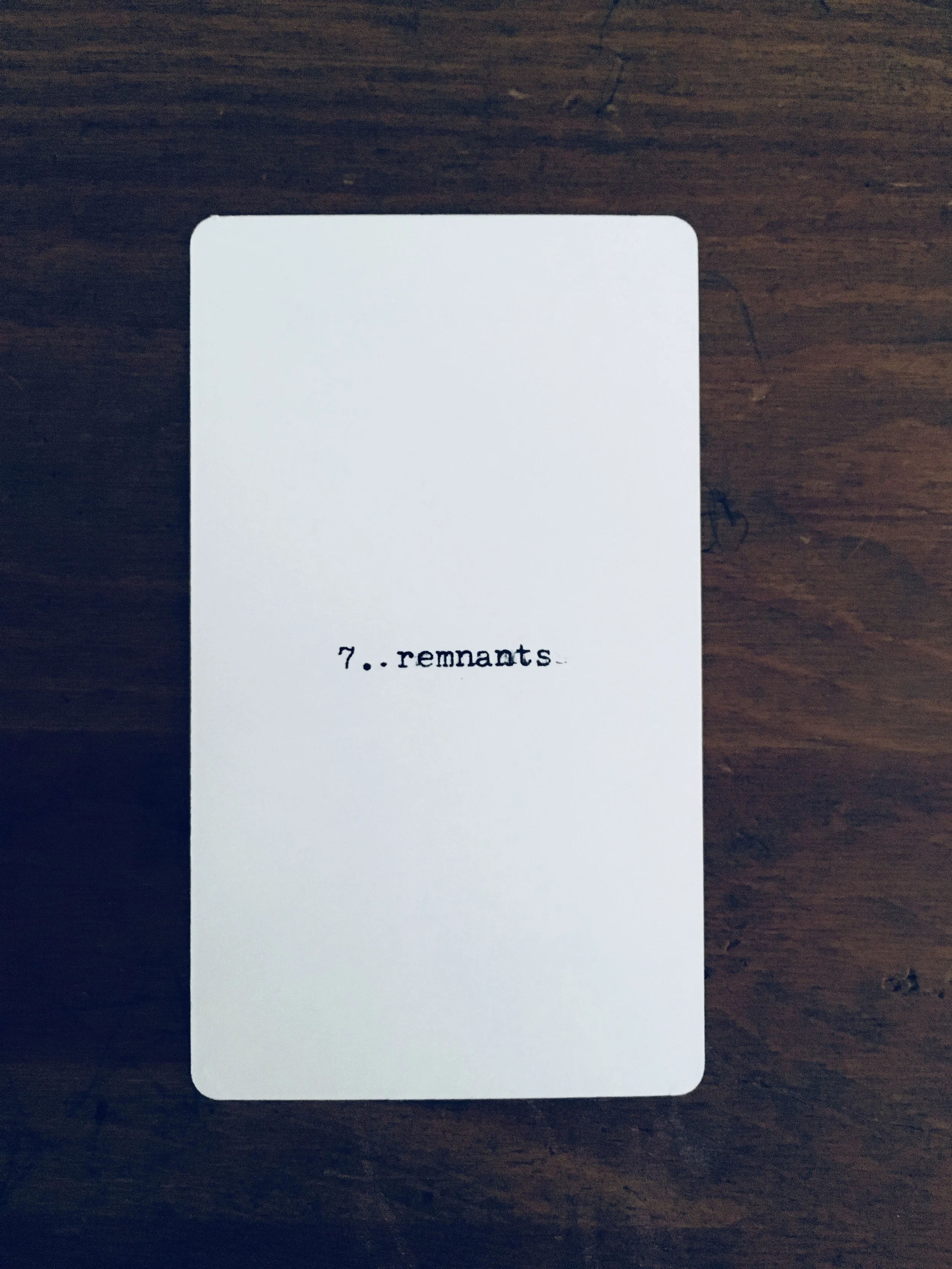 Pisces: 7. remnants