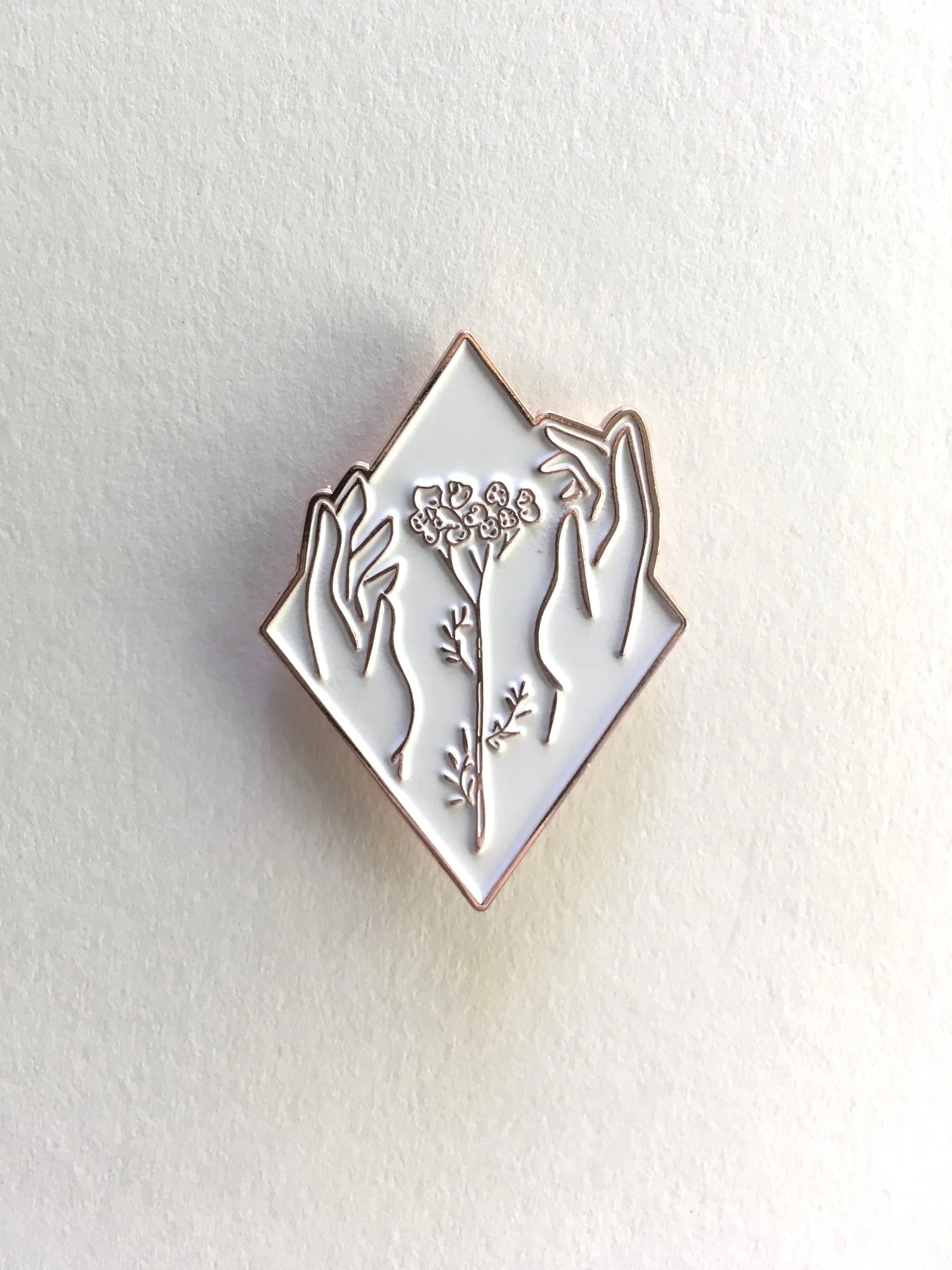 Yarrow Enamel Pin