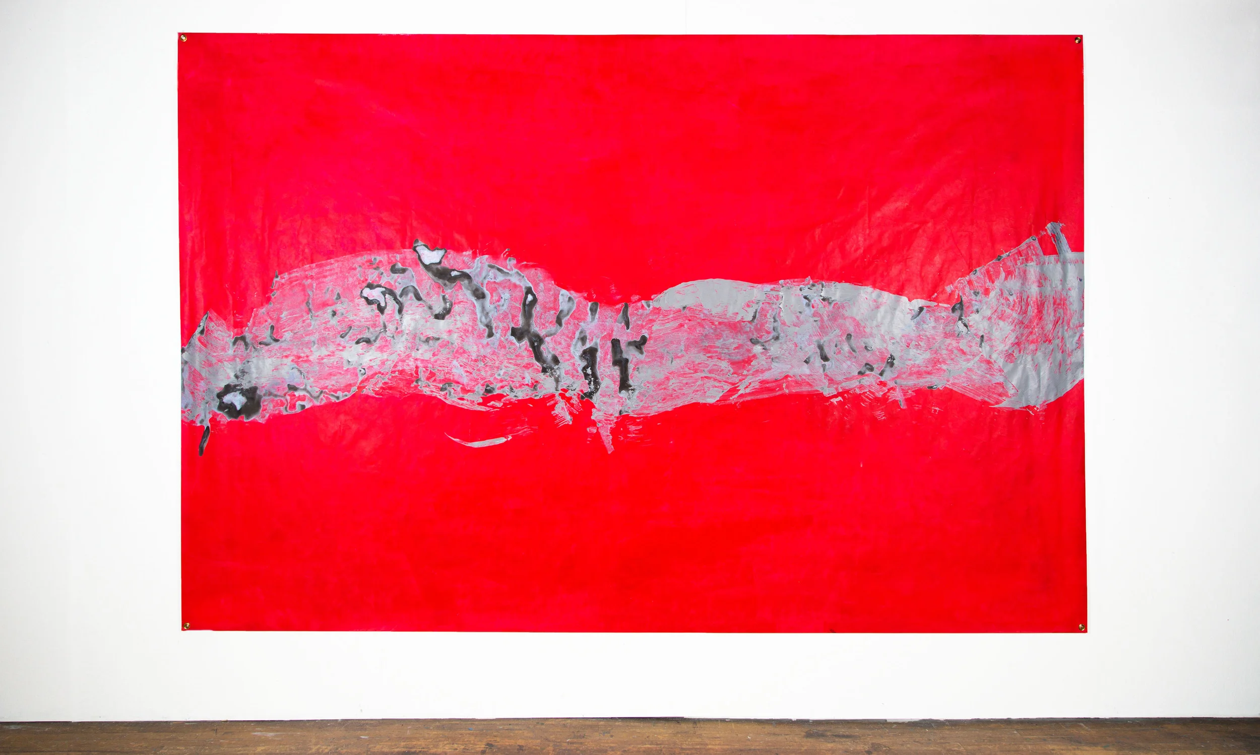 Untitled (Magenta and Grey)