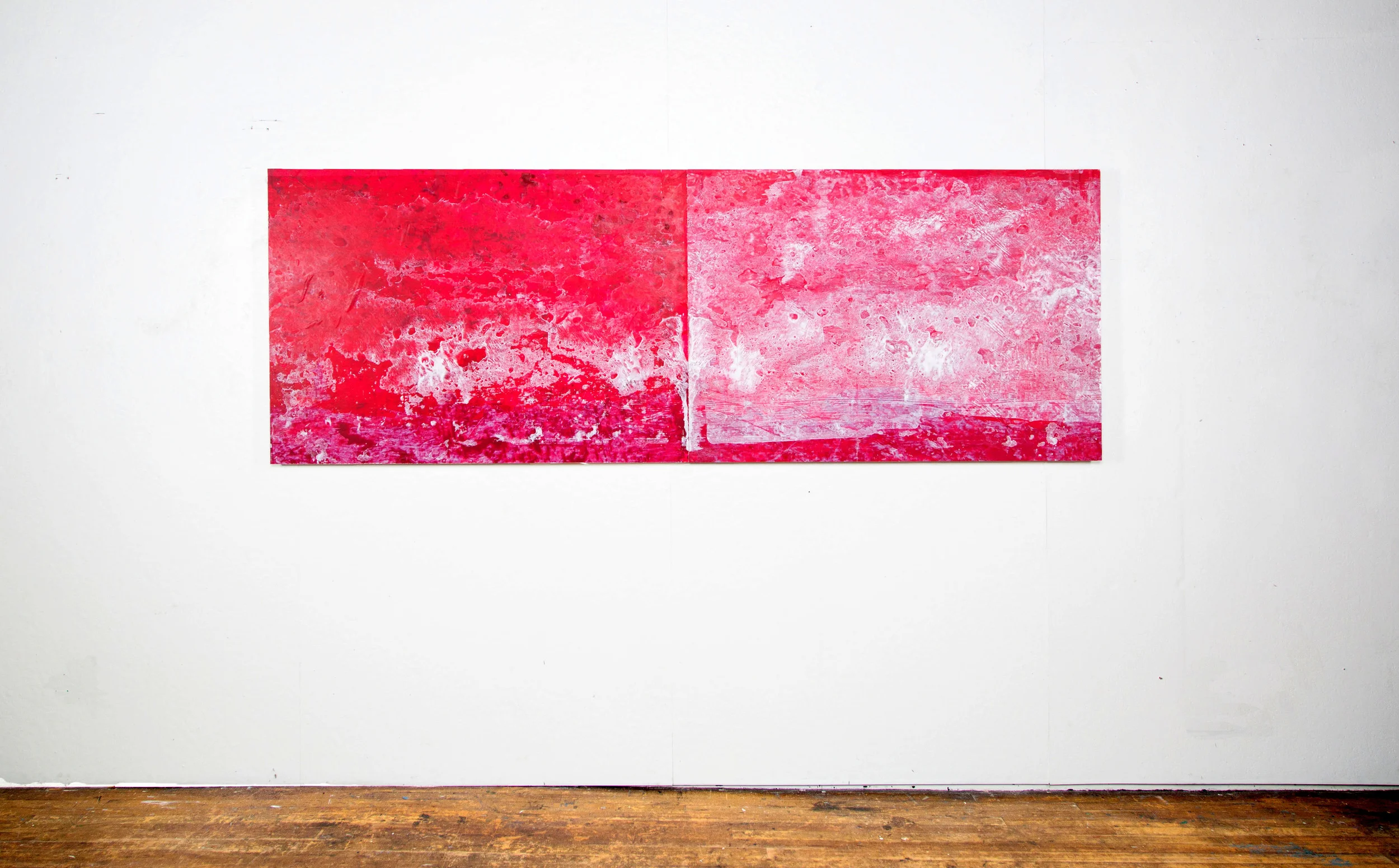 Untitled (Magenta and White)