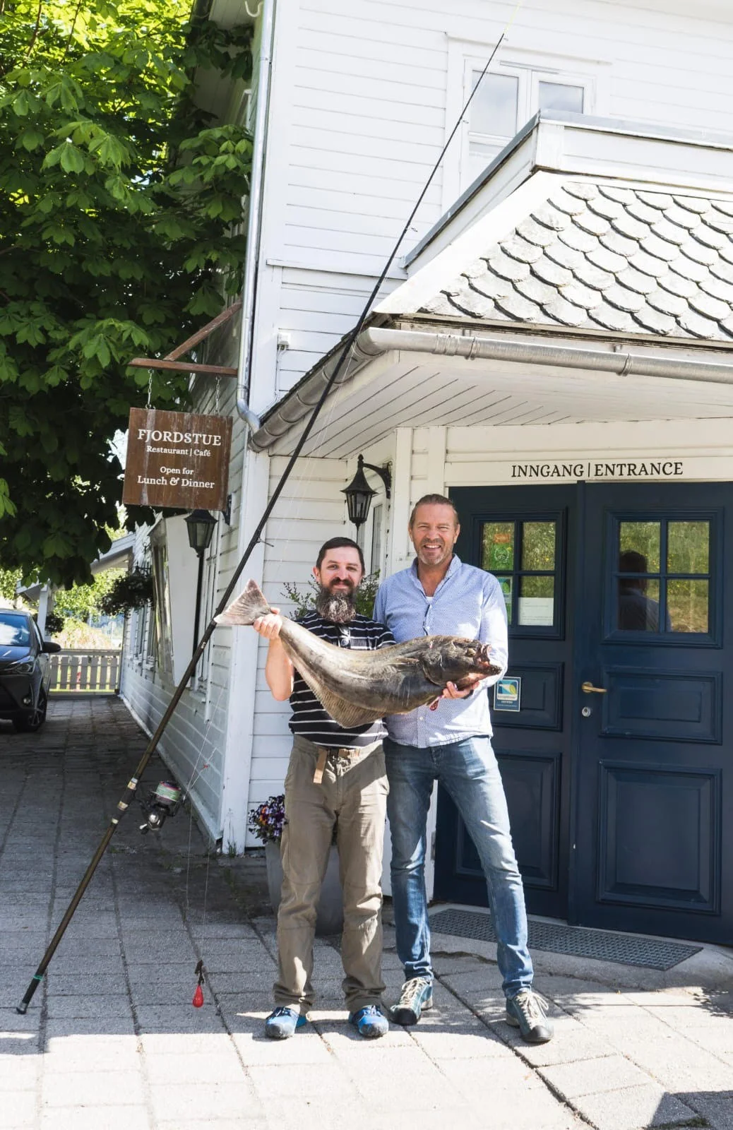 Halibut – kveite – that weighed 11 kg! All fish photos by Łukasz Banaszkiewicz