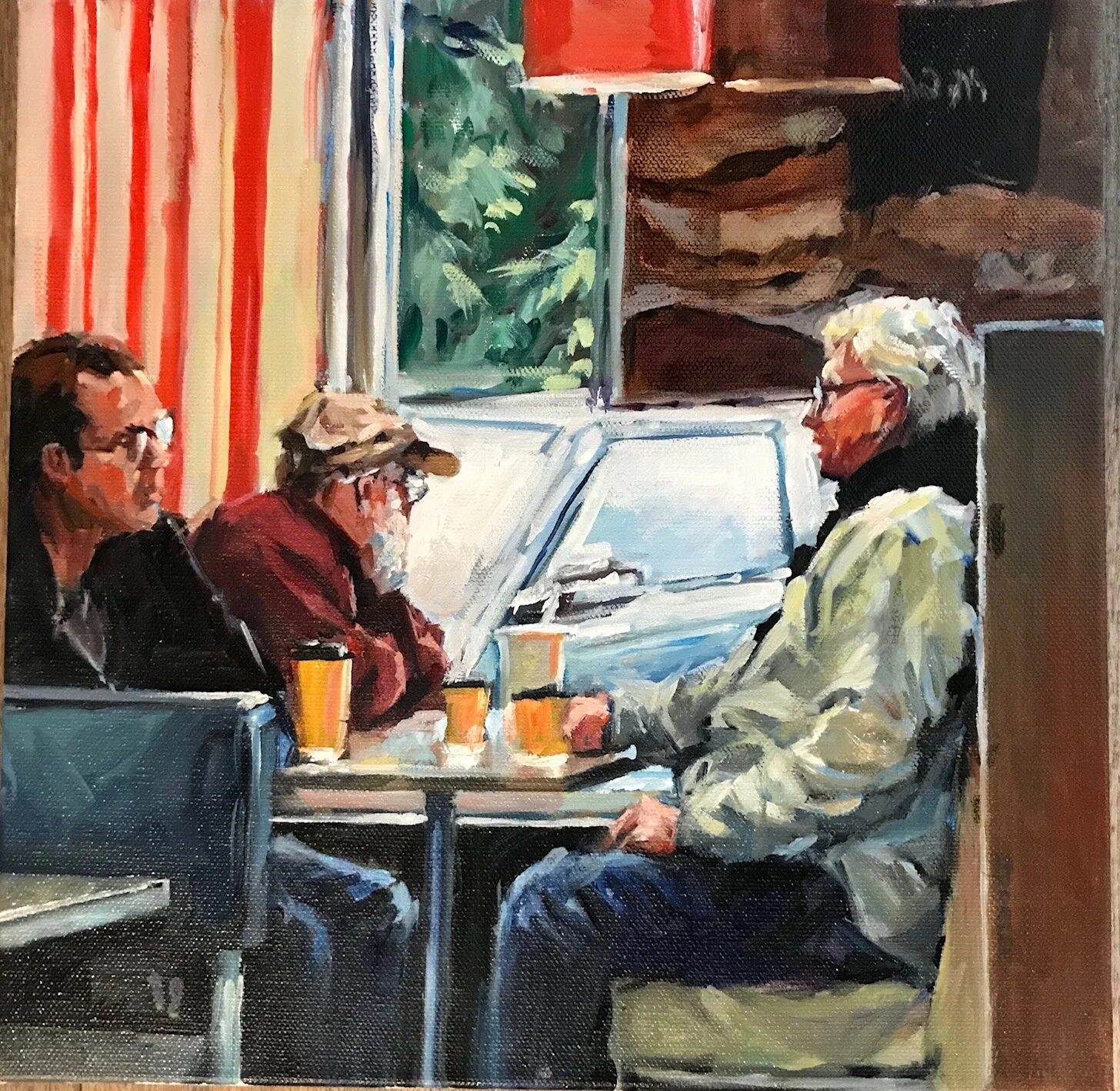 Good Ol' Days, Oil painting