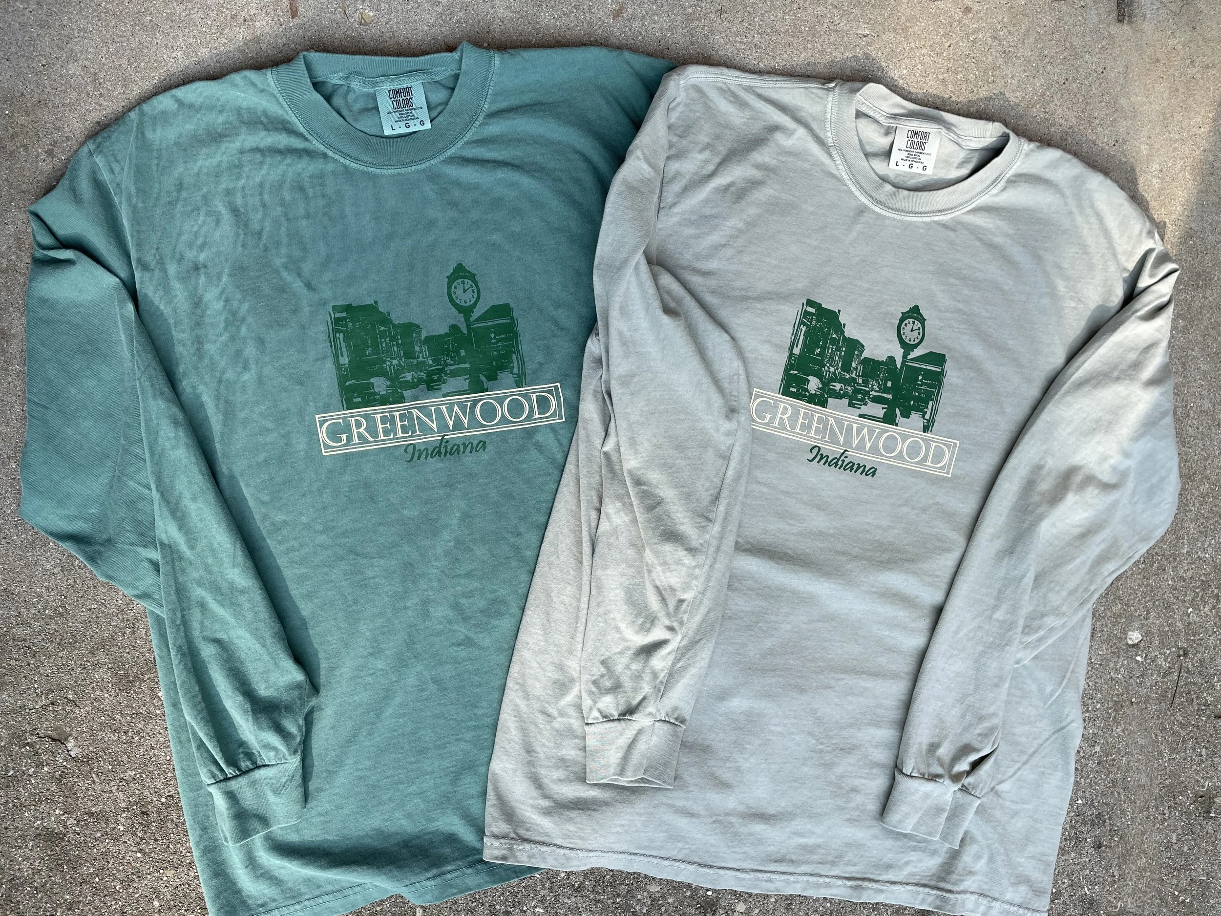 Greenwood, Indiana long sleeve T-shirt