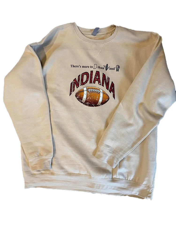 Long sleeve Indiana Football Sweatshirt