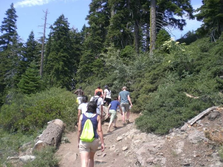 Turns out when you climb a mountain, there's a large portion of the hike that's uphill