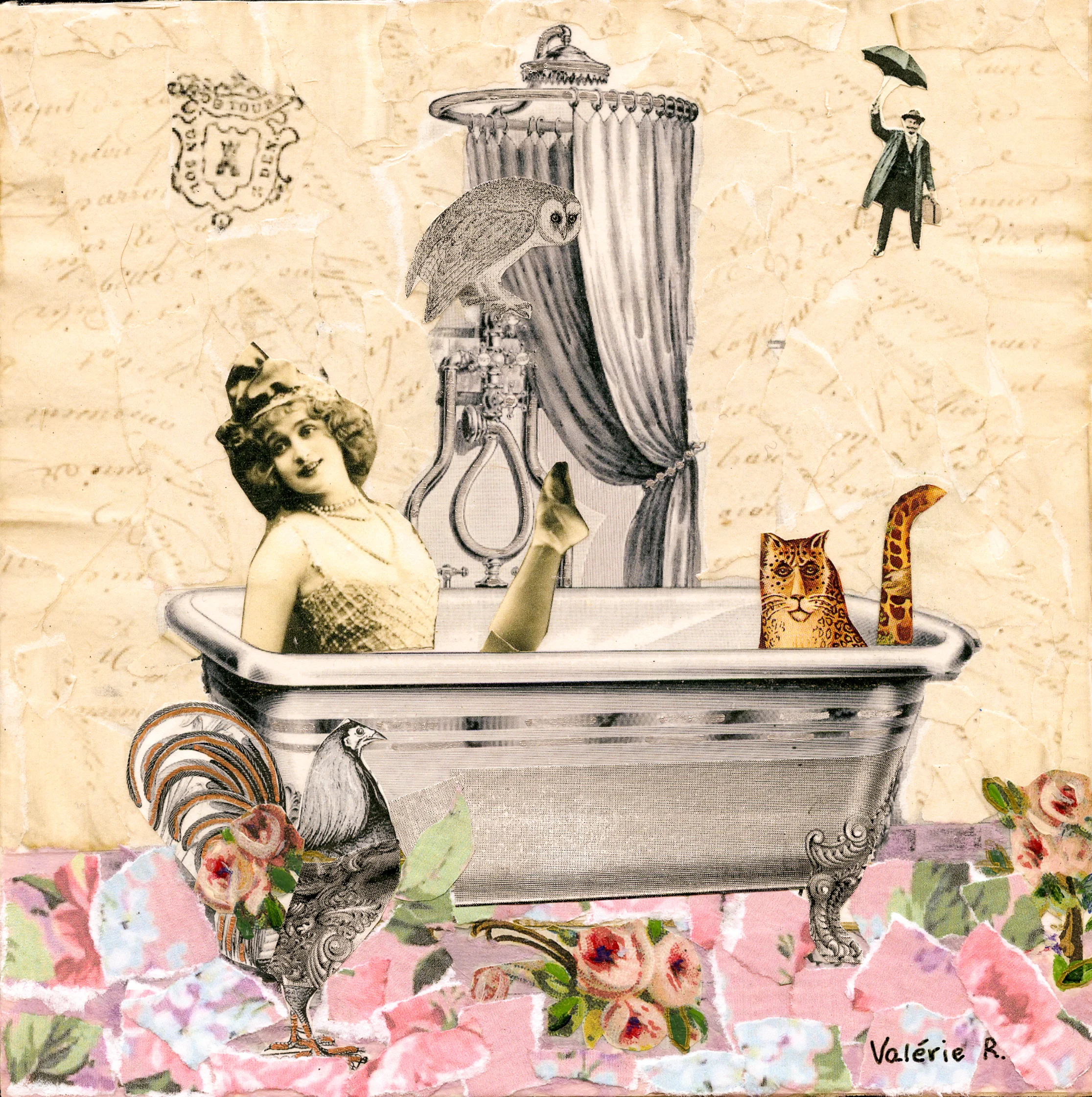 Prendre un bain avec un léopard.