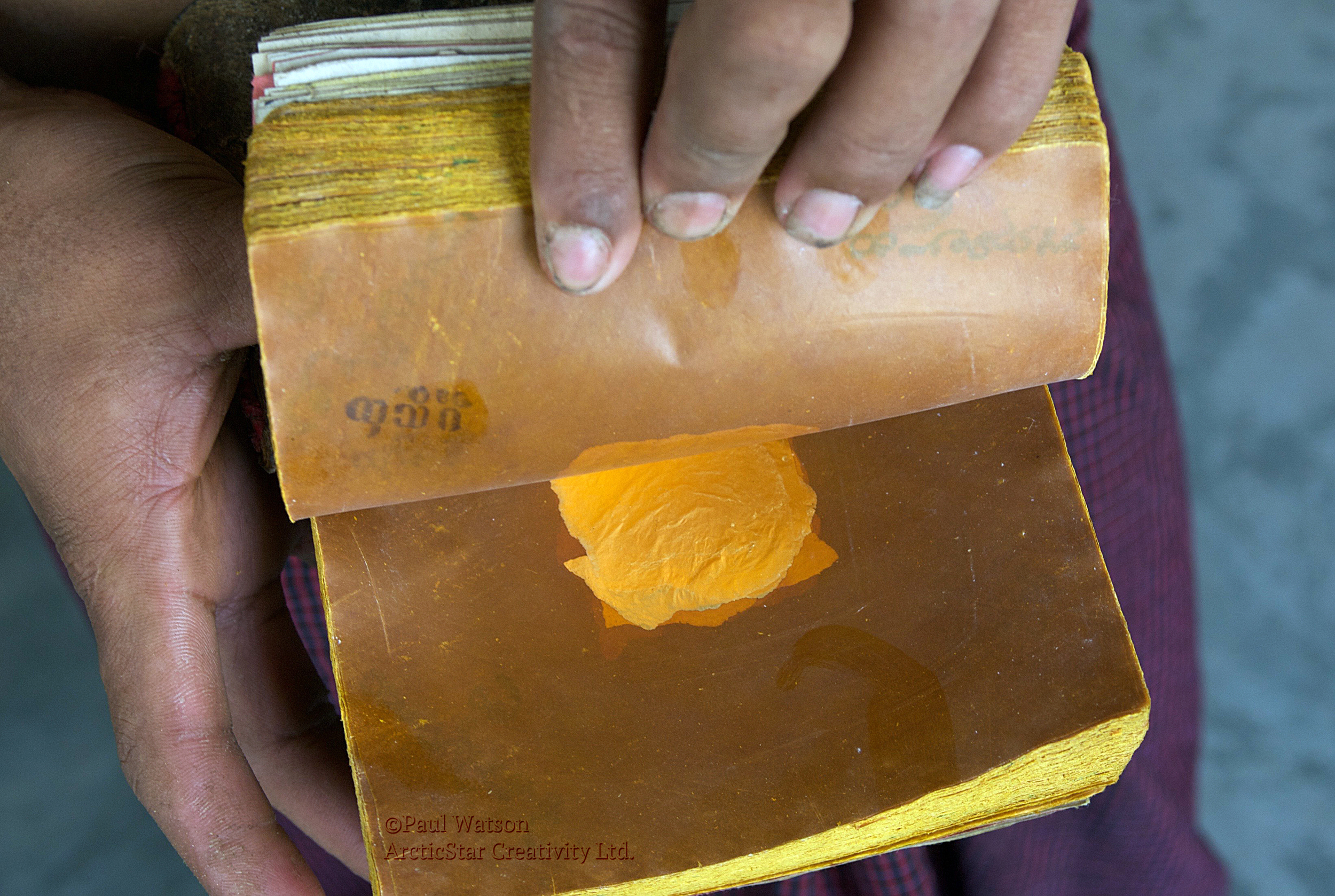Gold Leaf in Burma