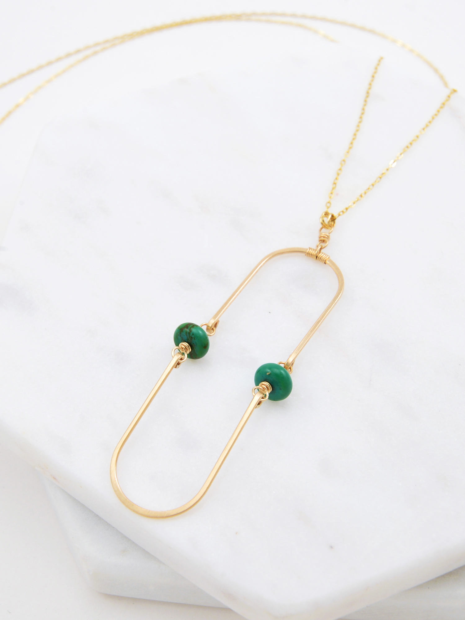 hammeredturquoisependantnecklace.jpg