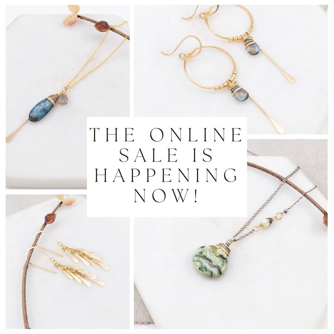 It&rsquo;s time for the online sale!  Use code &lsquo;shopsmall&rsquo; for 15% off your entire order.  Sale goes through Monday.  Thank you, always, for supporting my small handmade business.  It truly means so much ❤️

*****

#amyolsonjewelry #bouti