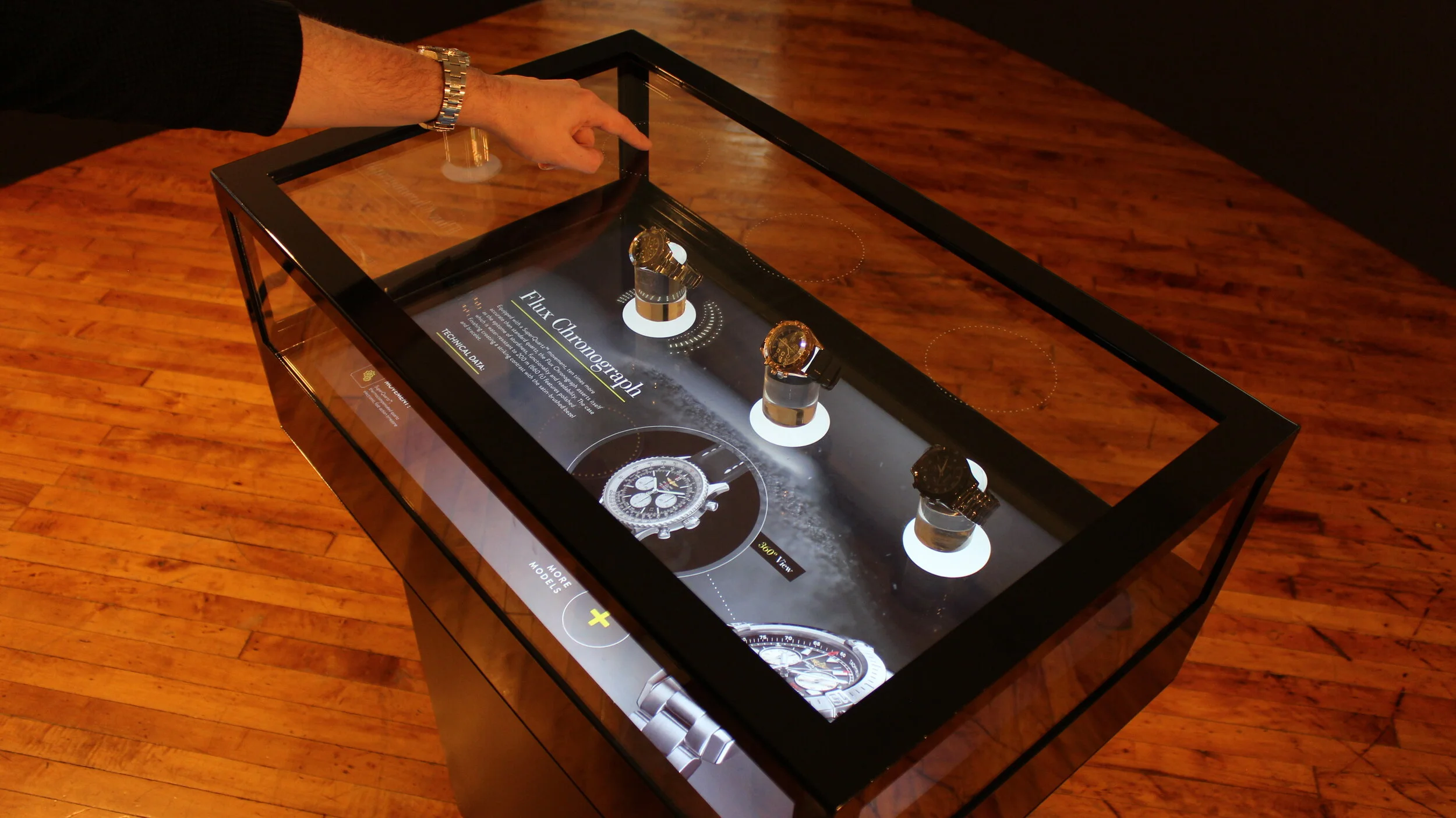 Interactive Watch Case