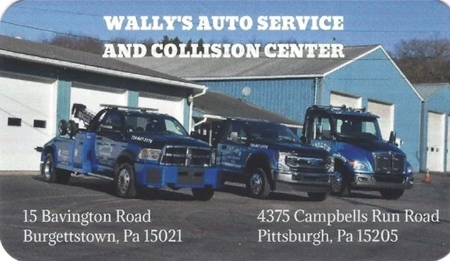 Wally’s auto service and collision center.