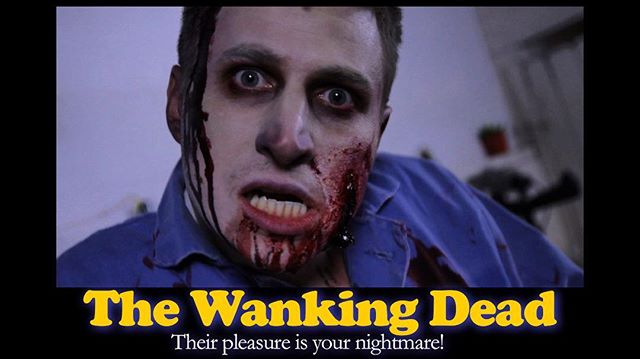 It's the @amcthewalkingdead finale tonight! To celebrate we made our own zombie sketch! With masturbation! #walkingdead #wankingdead #zombie #sketchcomedy #funny #trailer #behindthescenes #film4life #filmisnotdead #hollywood #setlife #comedy #laughit