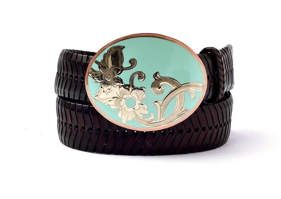 Temple Belt Copper and Resin Green.jpg