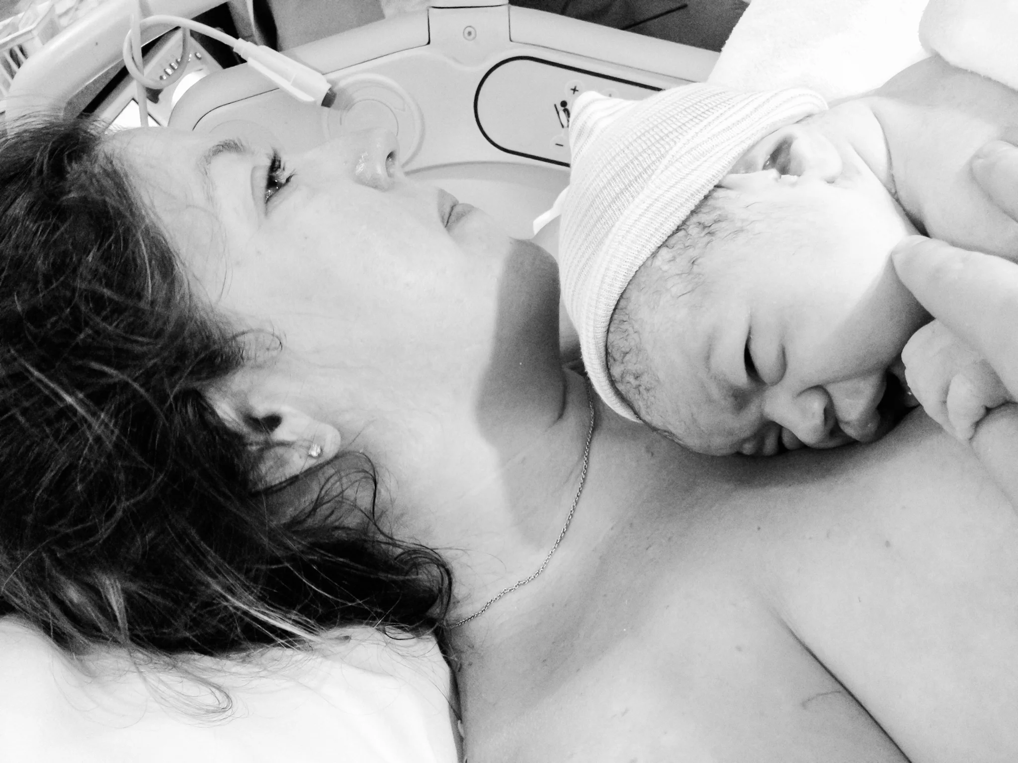 This is the one image my husband took of me holding my baby girl. I wish there were more. :(