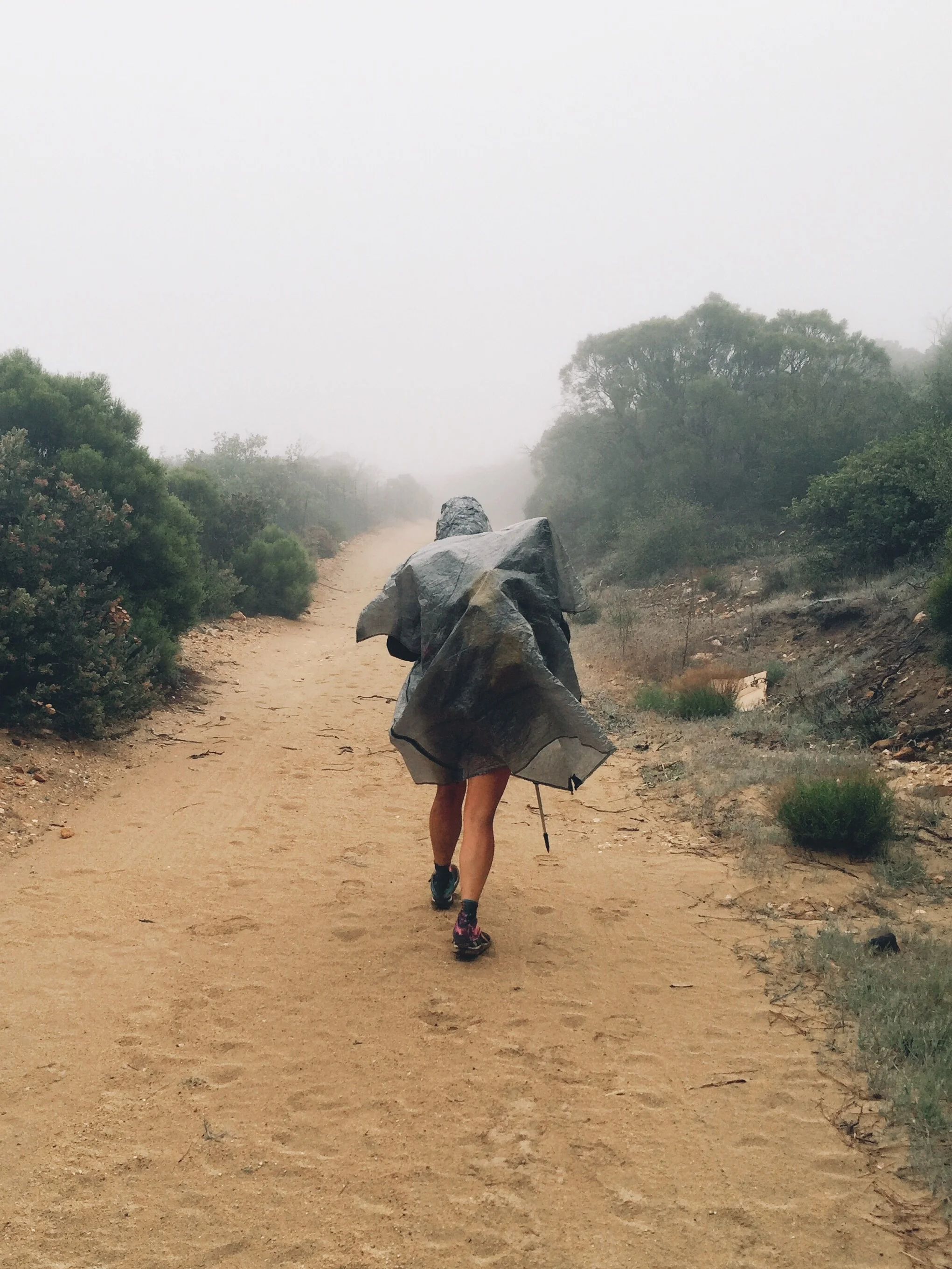 Rocking my sweet Zpacks poncho.