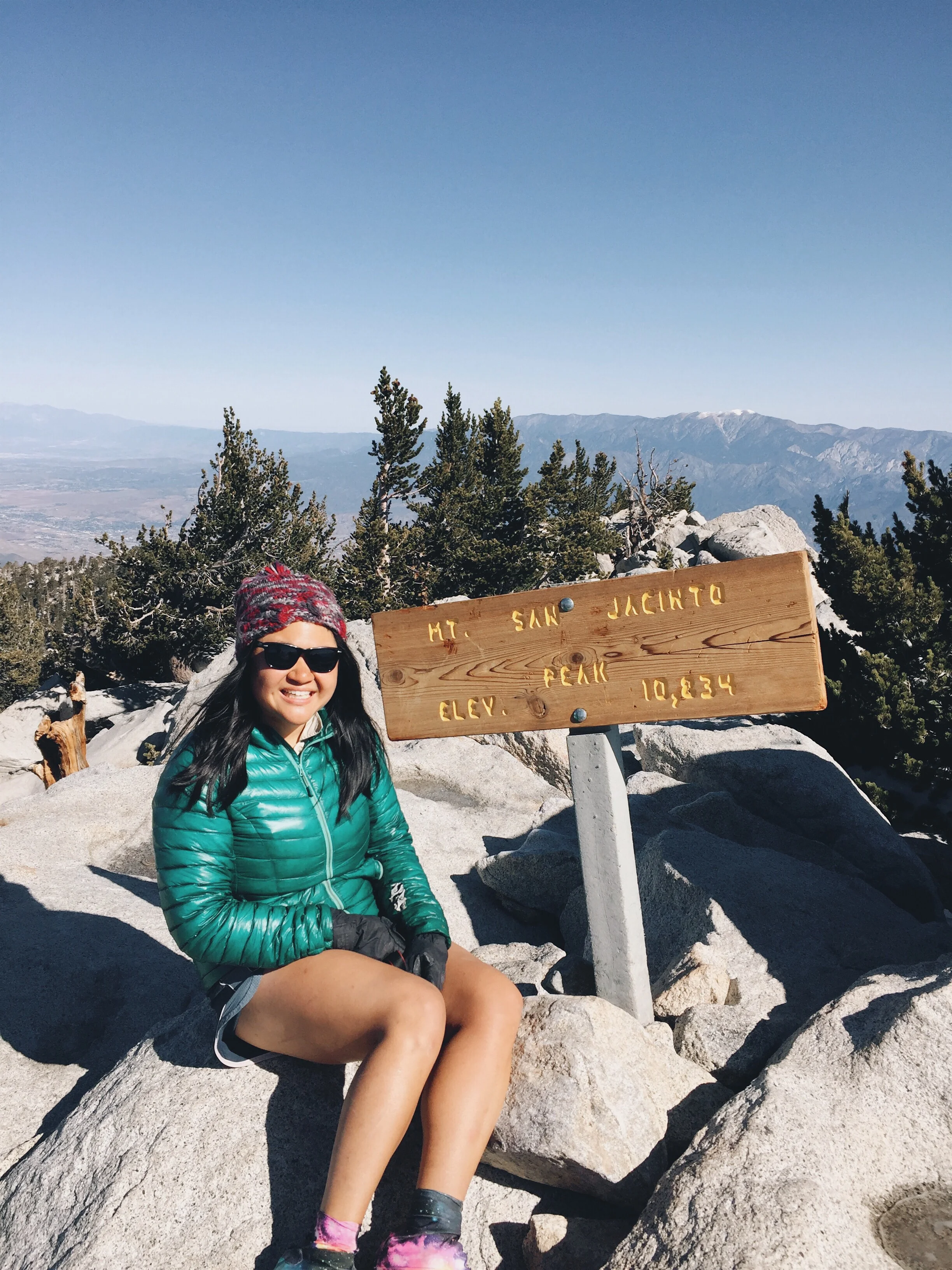 At the summit of San Jacinto!