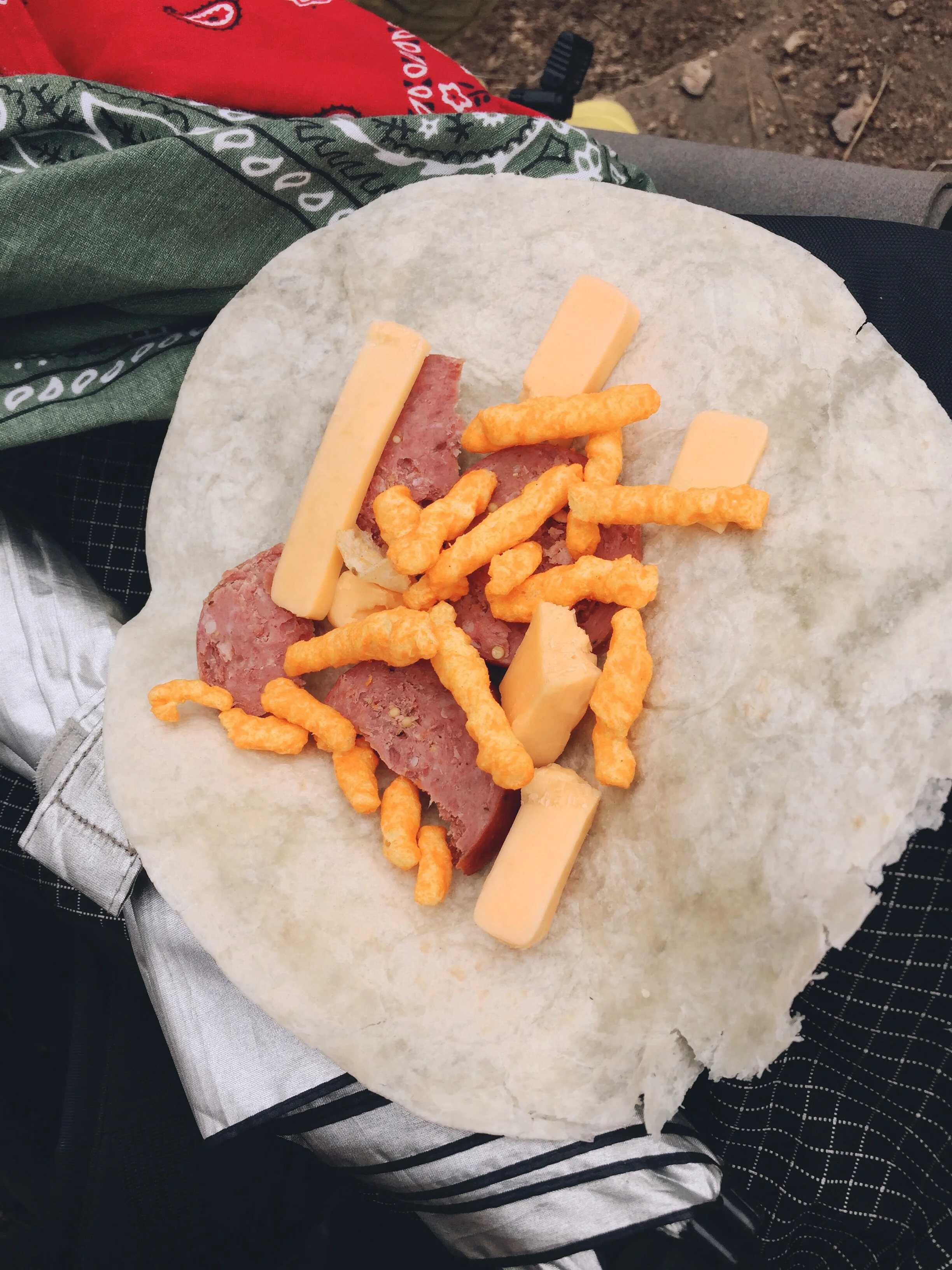 First hiker trash meal.