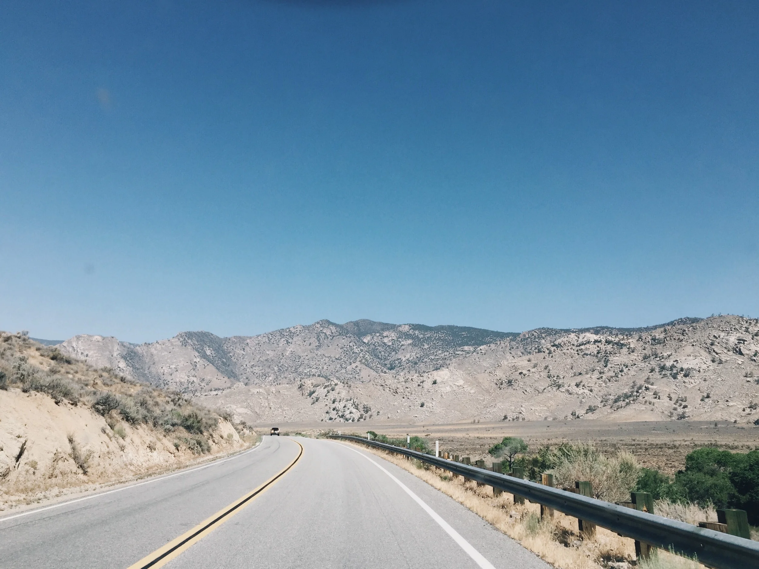 The beautiful drive from Walker pass.