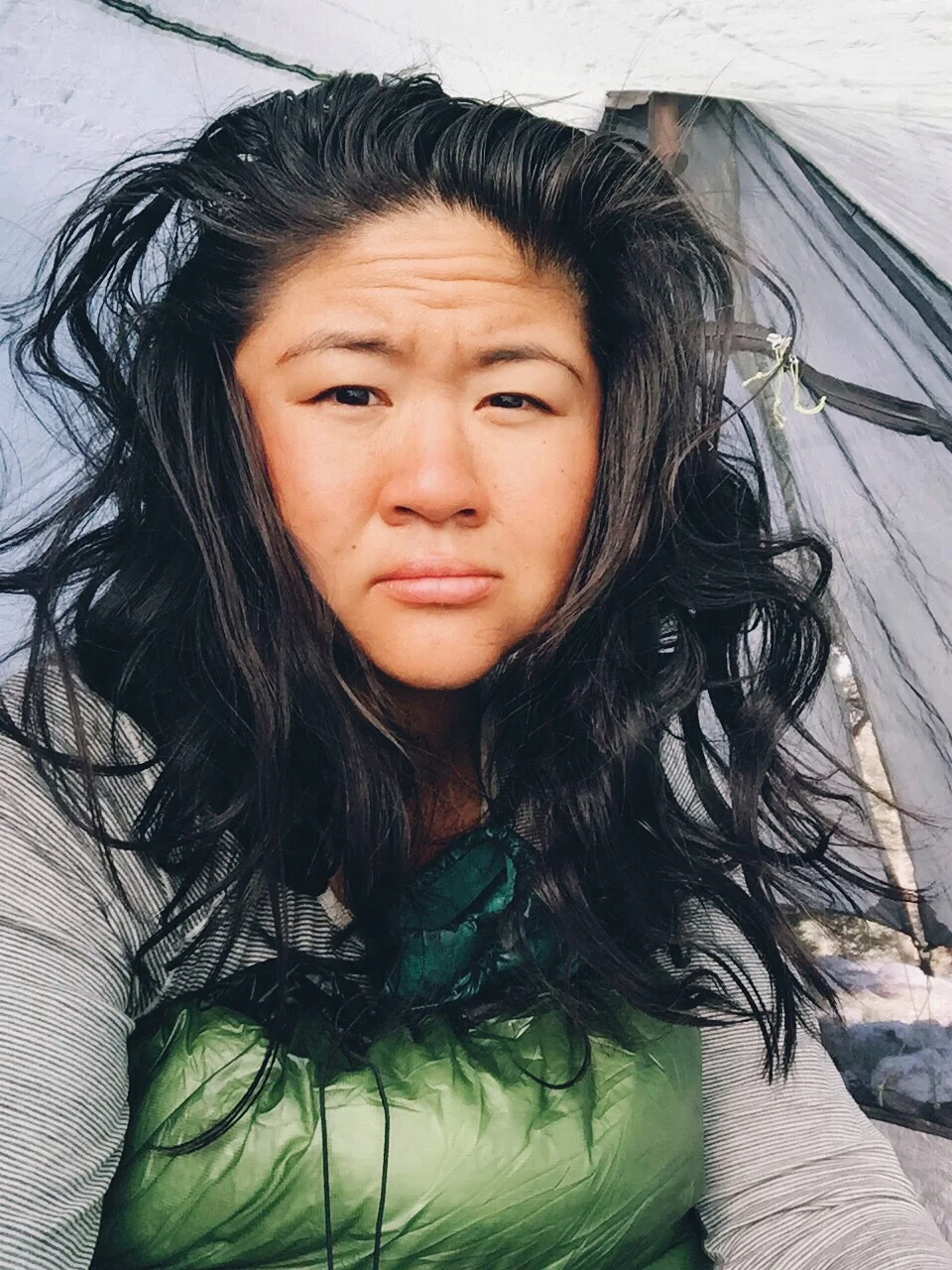 My hair is looking whack these days. Also I am tired, can you tell?