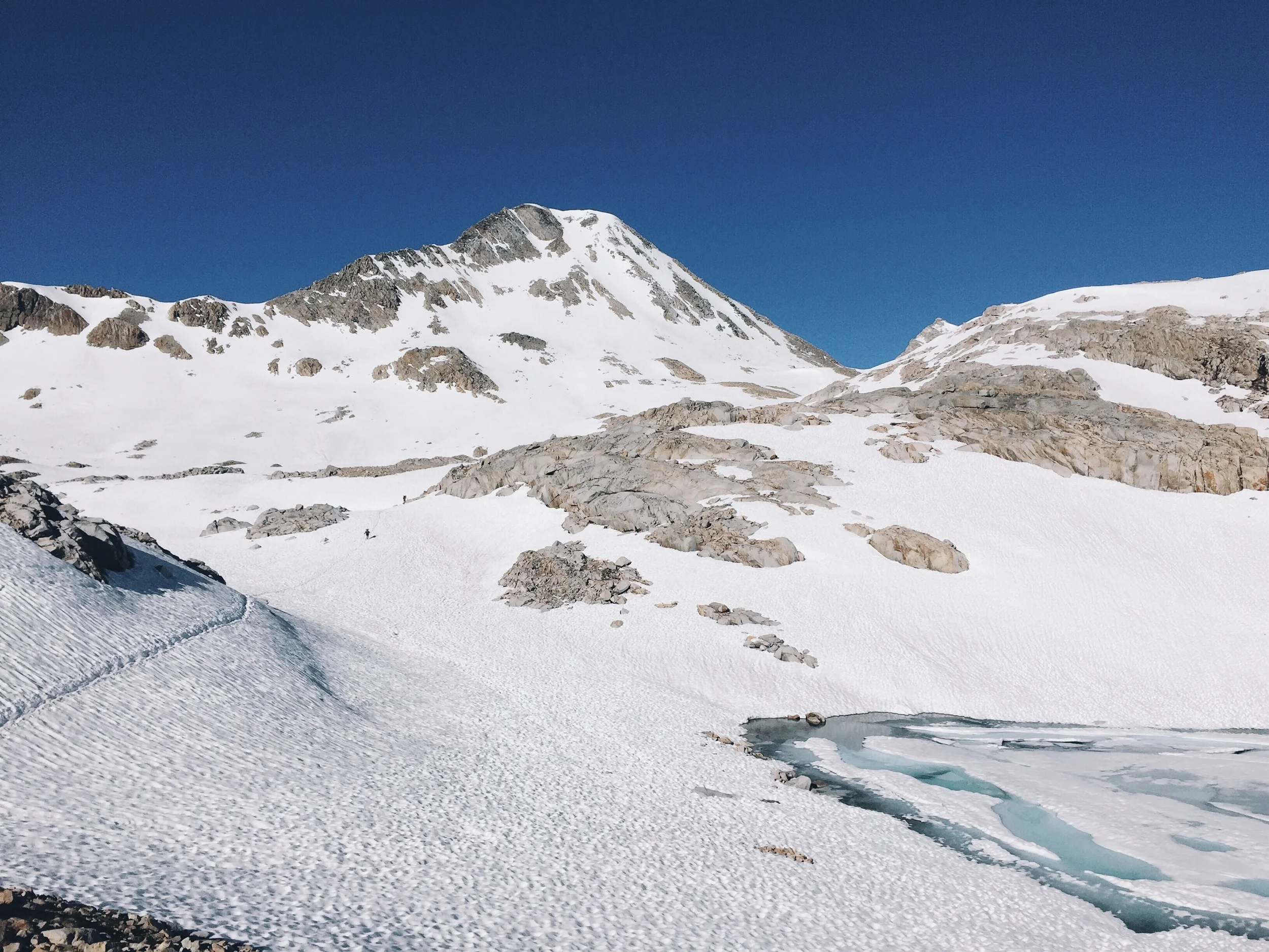 Huge snowfield. Reminds me exactly of camp Muir.