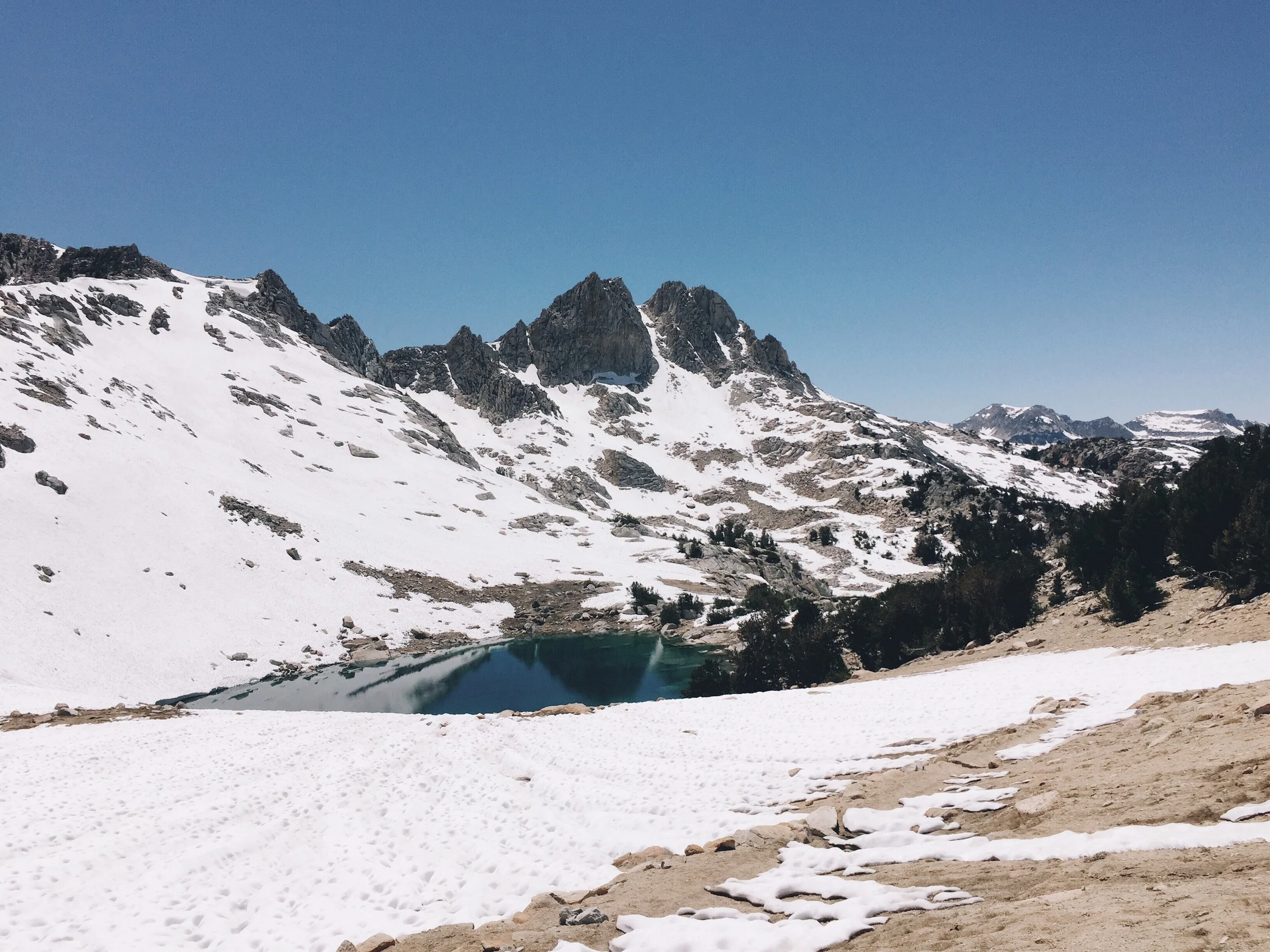Coming over silver pass.