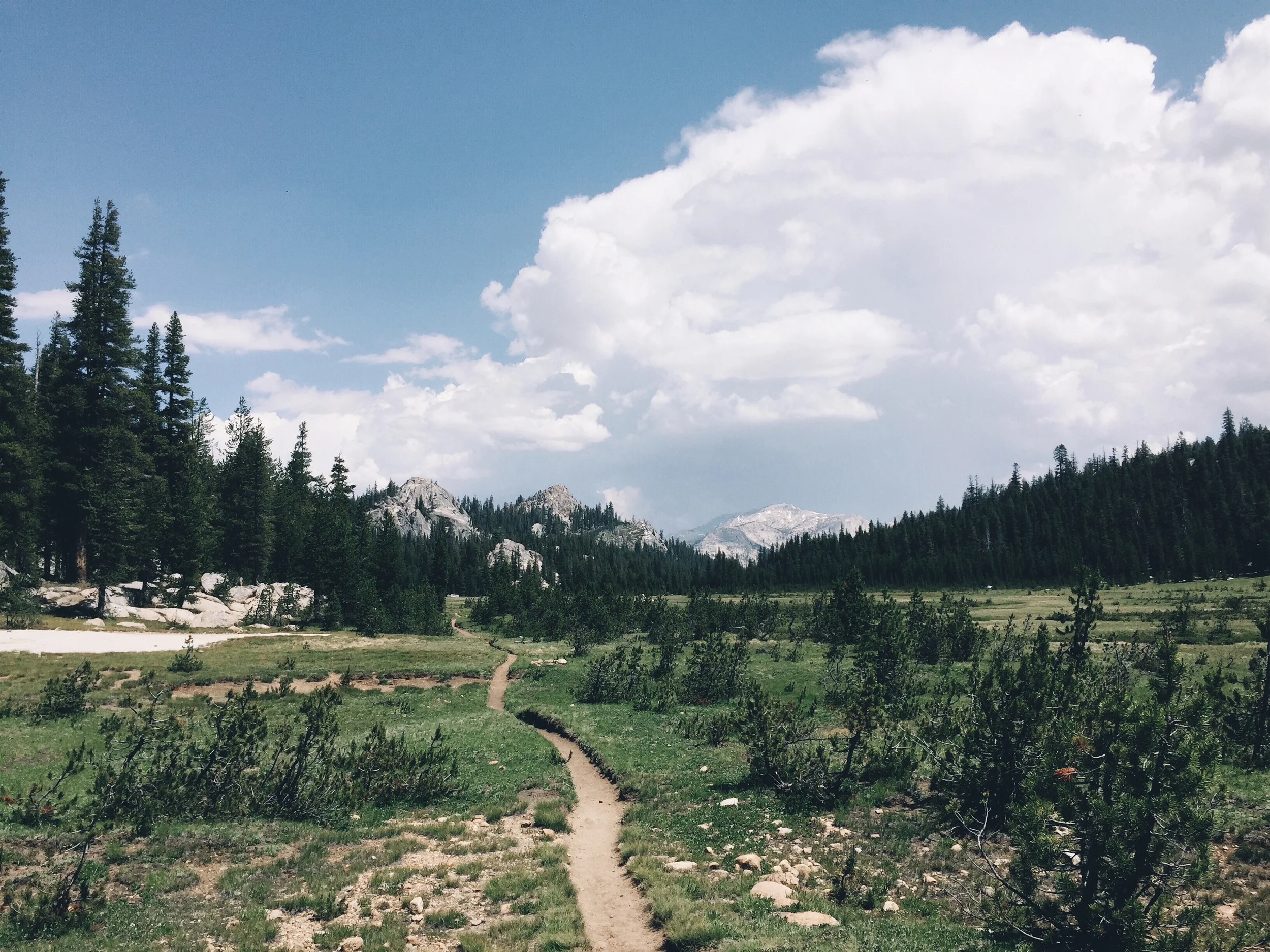 Storm clouds ahead in the valley.