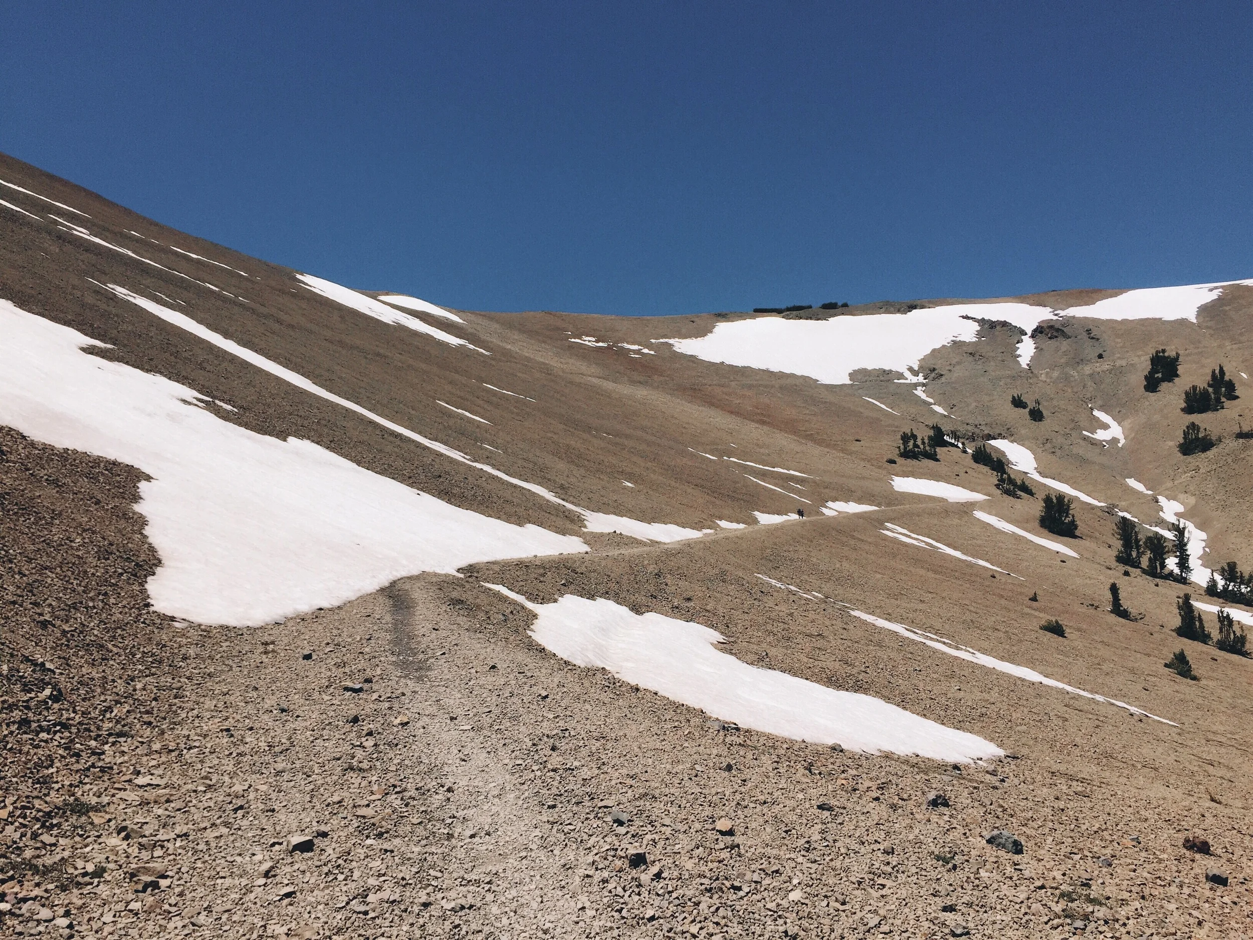 The nice gradual climb.