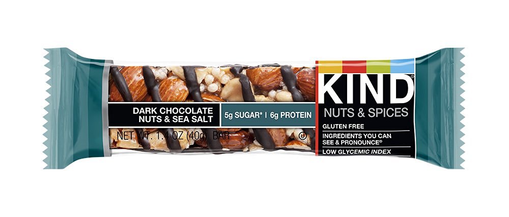 LOVE kind bars!! They're kinda expensive bc you have to buy them individually, but the flavors and texture are great. And one of the few bars with good fat calories.