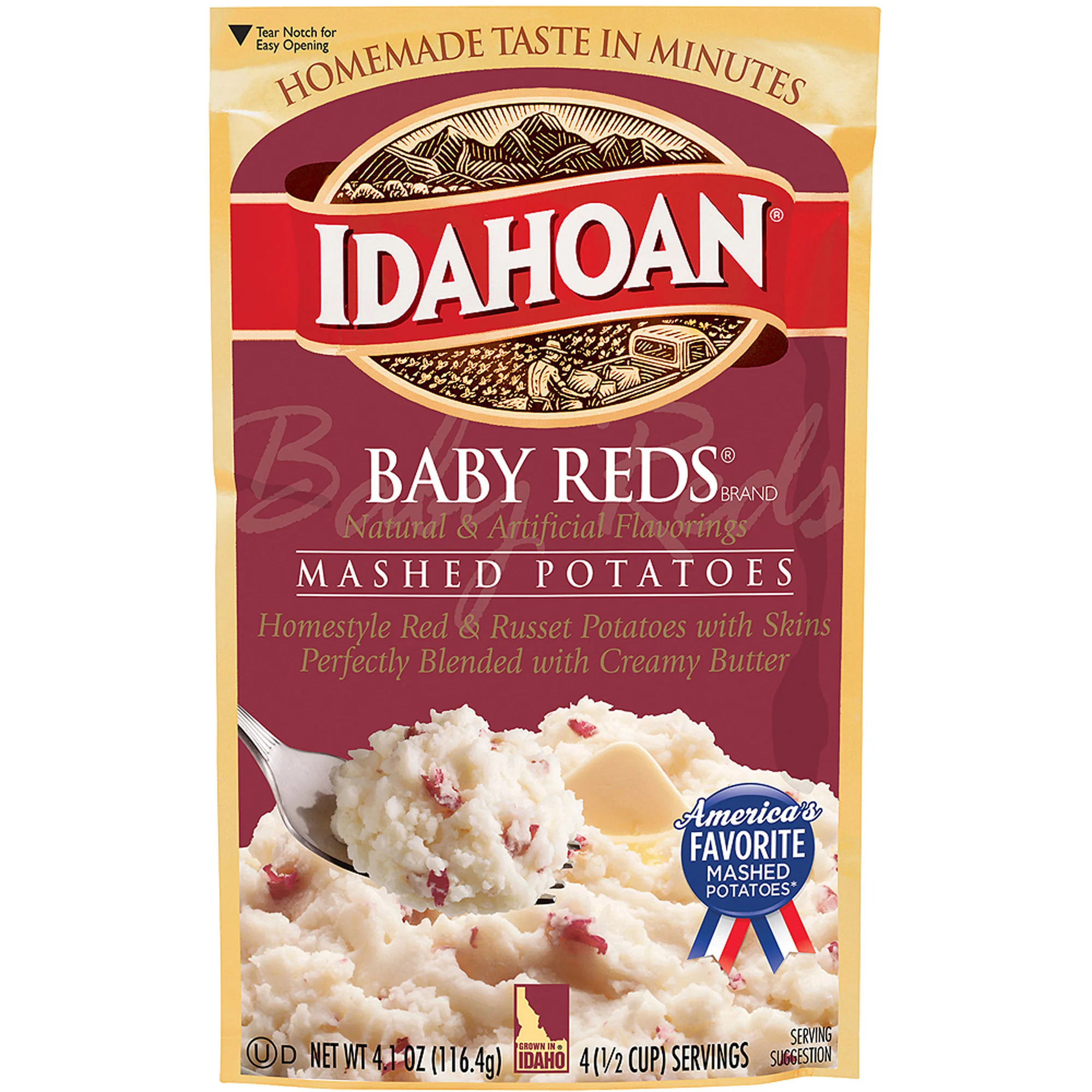 My most favorite, cold mashies. 95% of everyone gets sick of them. I only buy this flavor, butter or herb ones. Sometimes loaded baked, but the garlic, super cheesy or bacon ones gross me out.