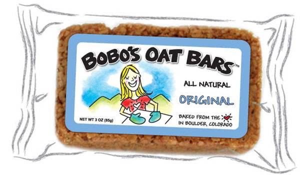 Bobos sent me bars and they were so good! around 400 calories per brick.