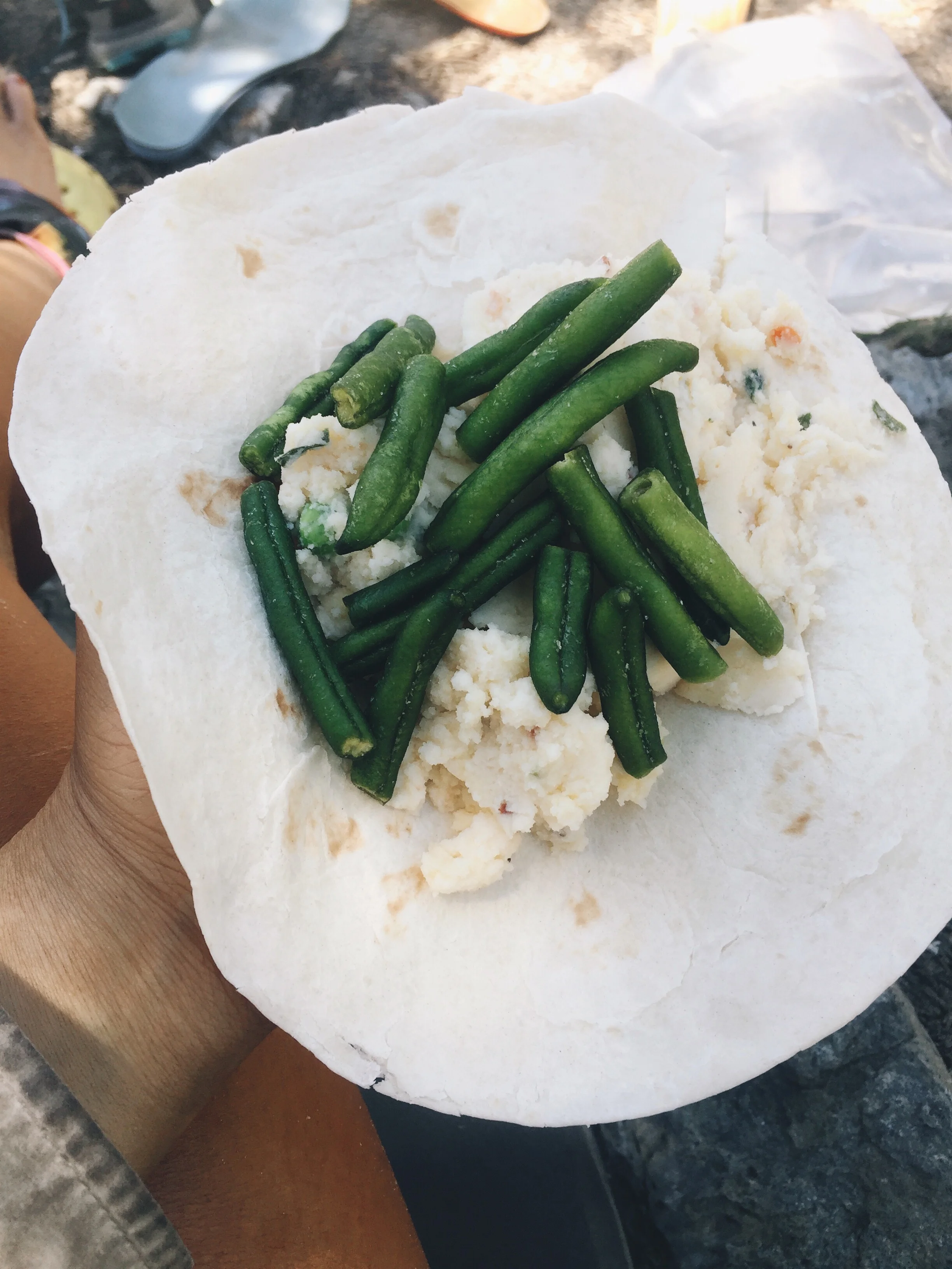 Trying to be "healthy."