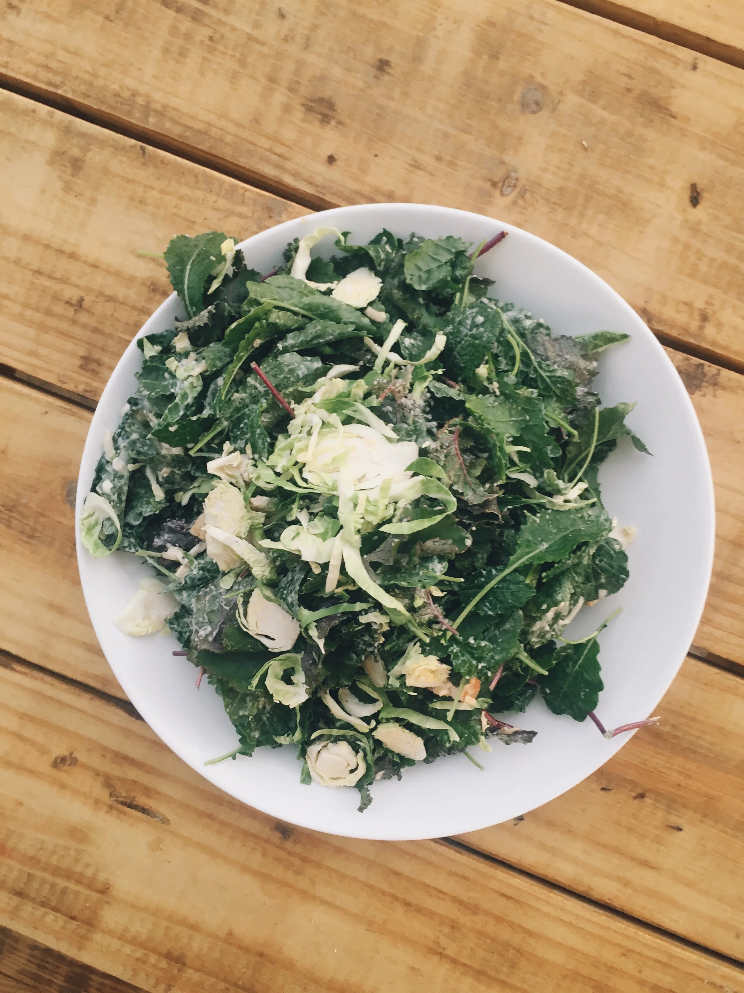 Sometimes I ordered salads to make me feel better about myself.