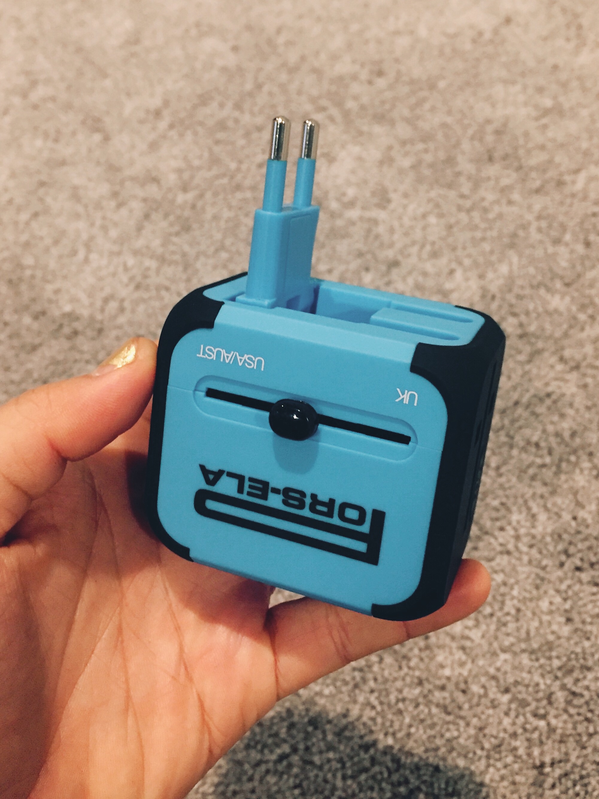 This cute cube adapter from Amazon! 4oz, which is ok.
