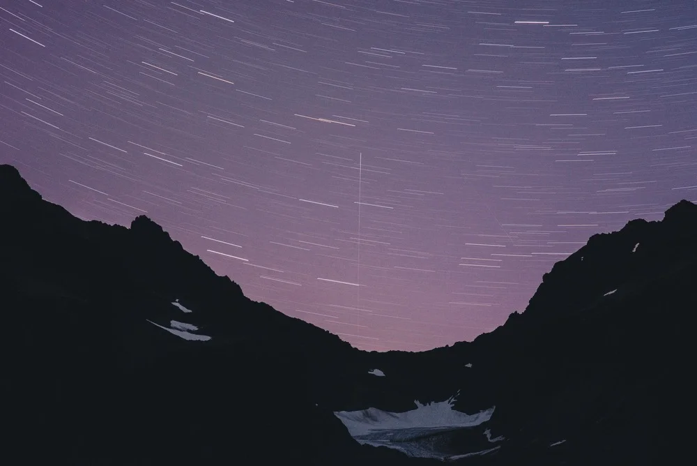 Blanca Lake. Nikon D800, 85mm, f/8, 9 min, ISO 800.